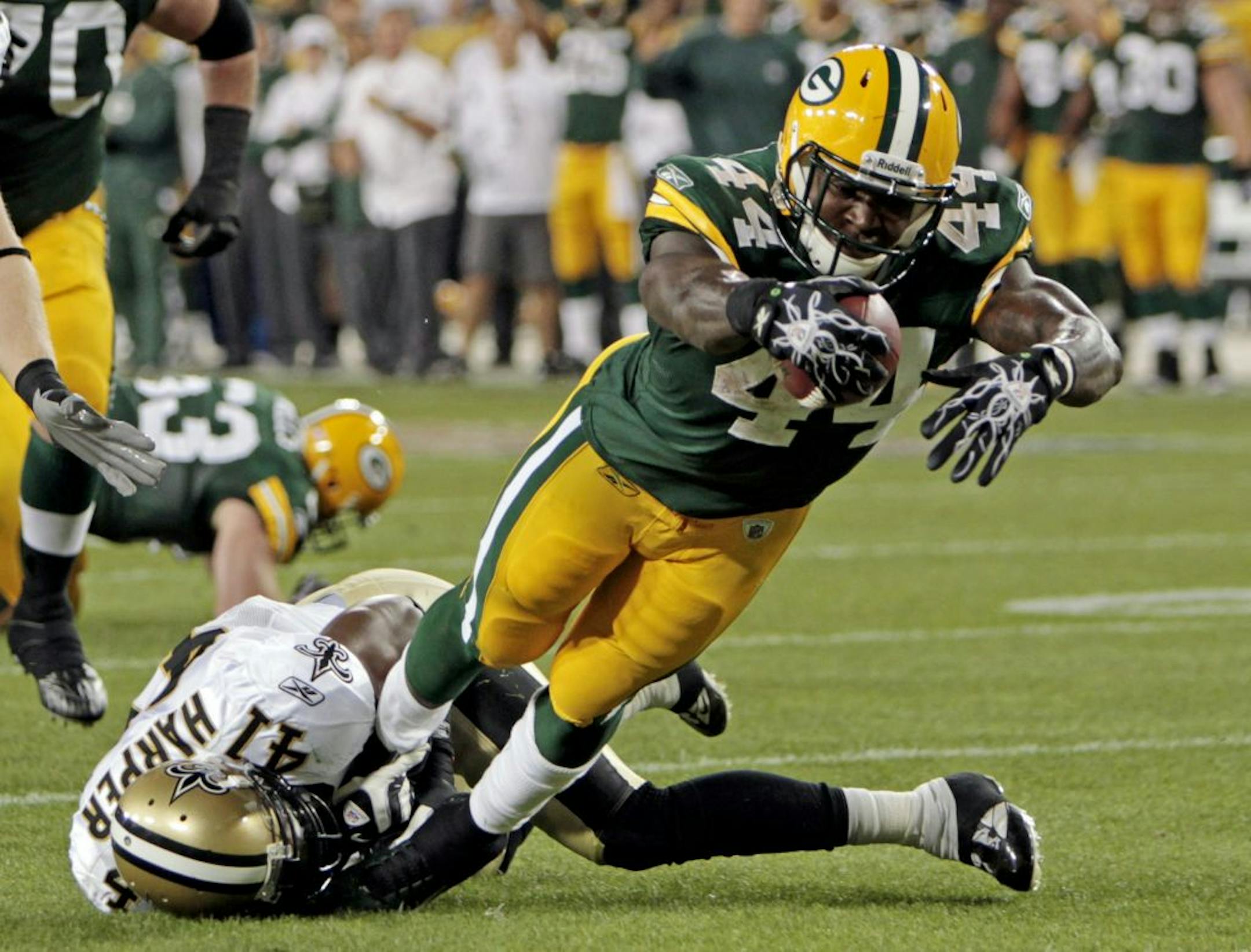 The Packers-Saints NFL opener topped the weekly Nielsen ratings.