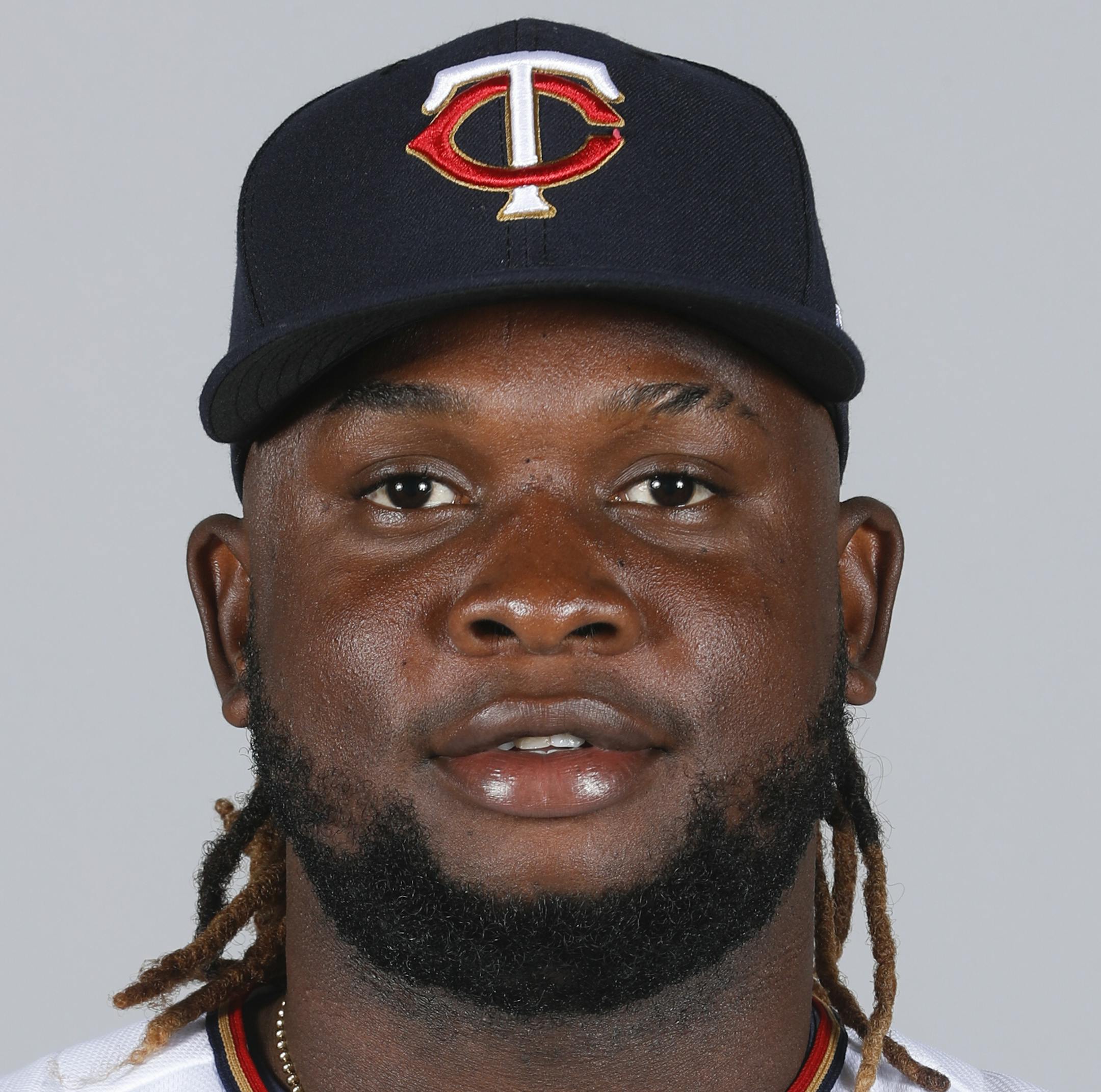This is a 2018 photo of Miguel Sano of the Minnesota Twins baseball team. This image reflects the 2018 active roster as of Wednesday, Feb. 21, when this image was taken. (AP Photo/John Minchillo) ORG XMIT: FLJM