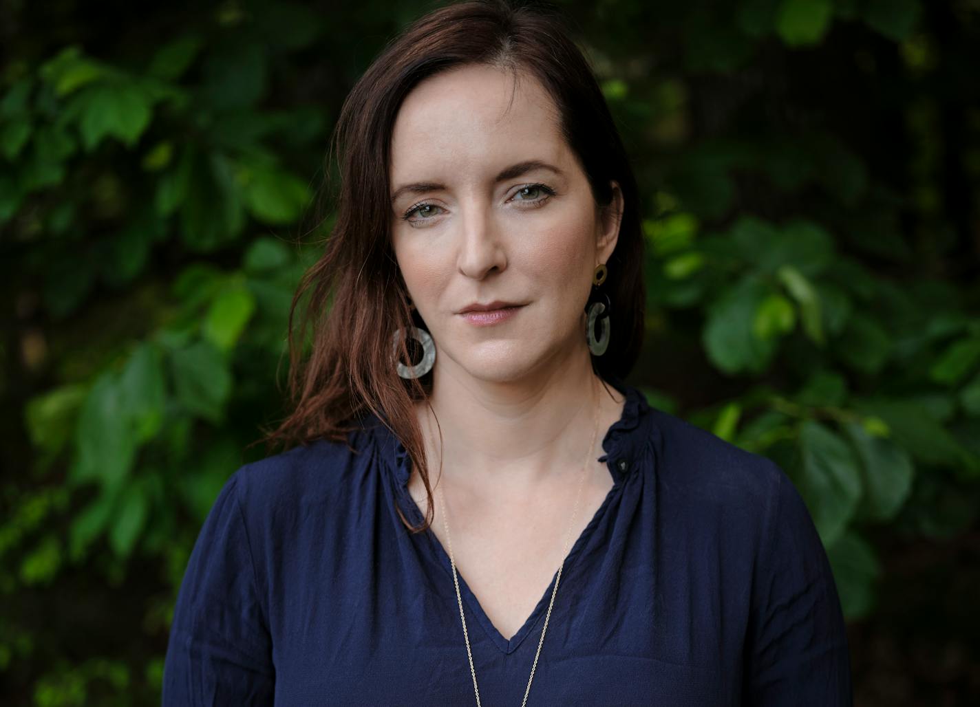 Leicester, Vermont (June 18, 2019) - Author Rebecca Makkai photographed at her lake cottage. (Photo © 2019 Brett Simison)