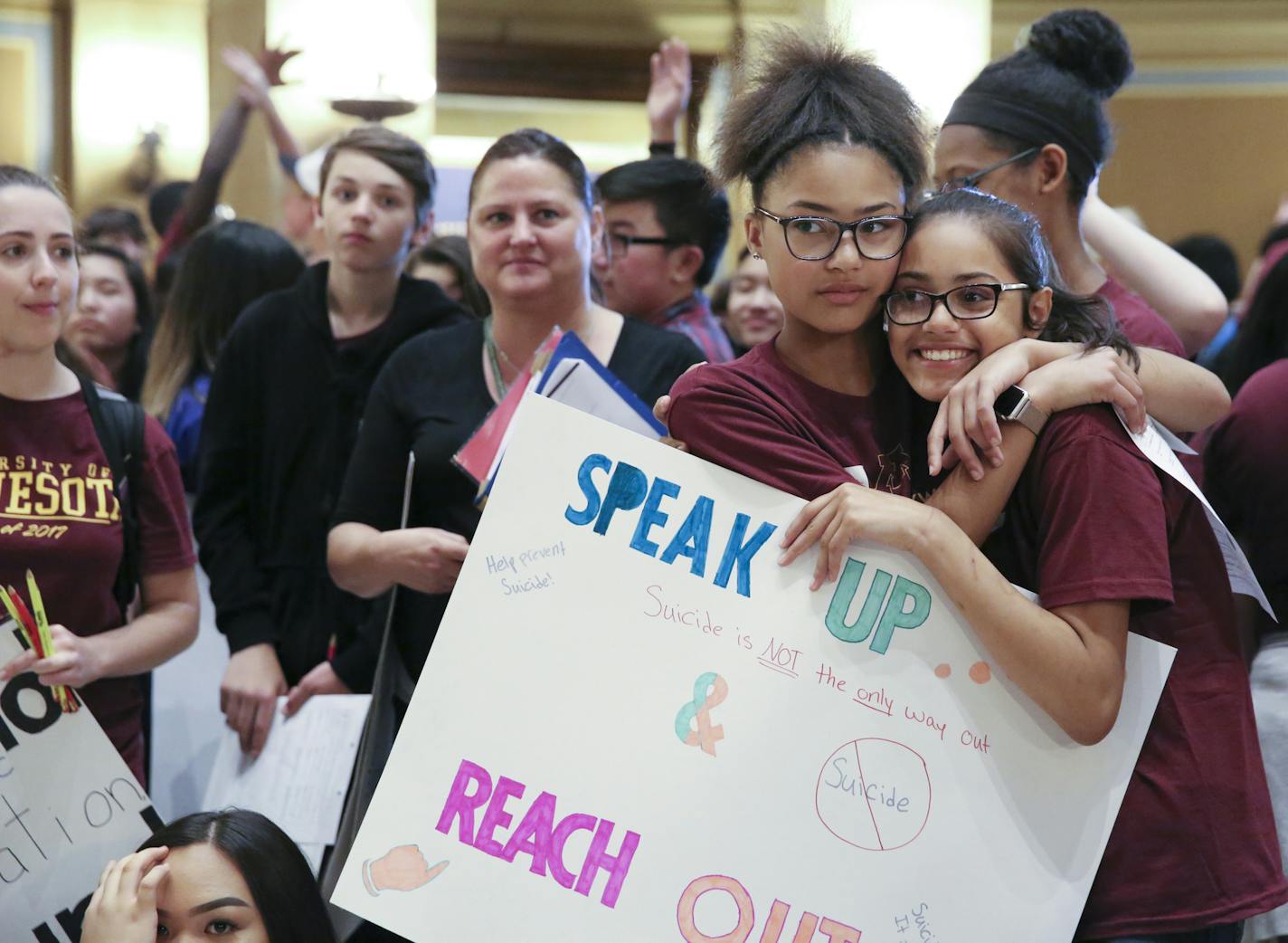 May 2017 of our middle school students from Parkway Montessori -- our St. Paul Public School partner. Their end of the year celebration was at the MN State Capitol ///Lisa Miller (U of M)