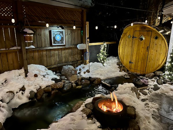 A Golden Valley family opened up their backyard barrel sauna and cold plunge pool to visitors to reserve in 2021. Since then, the Nordic Nook has draw