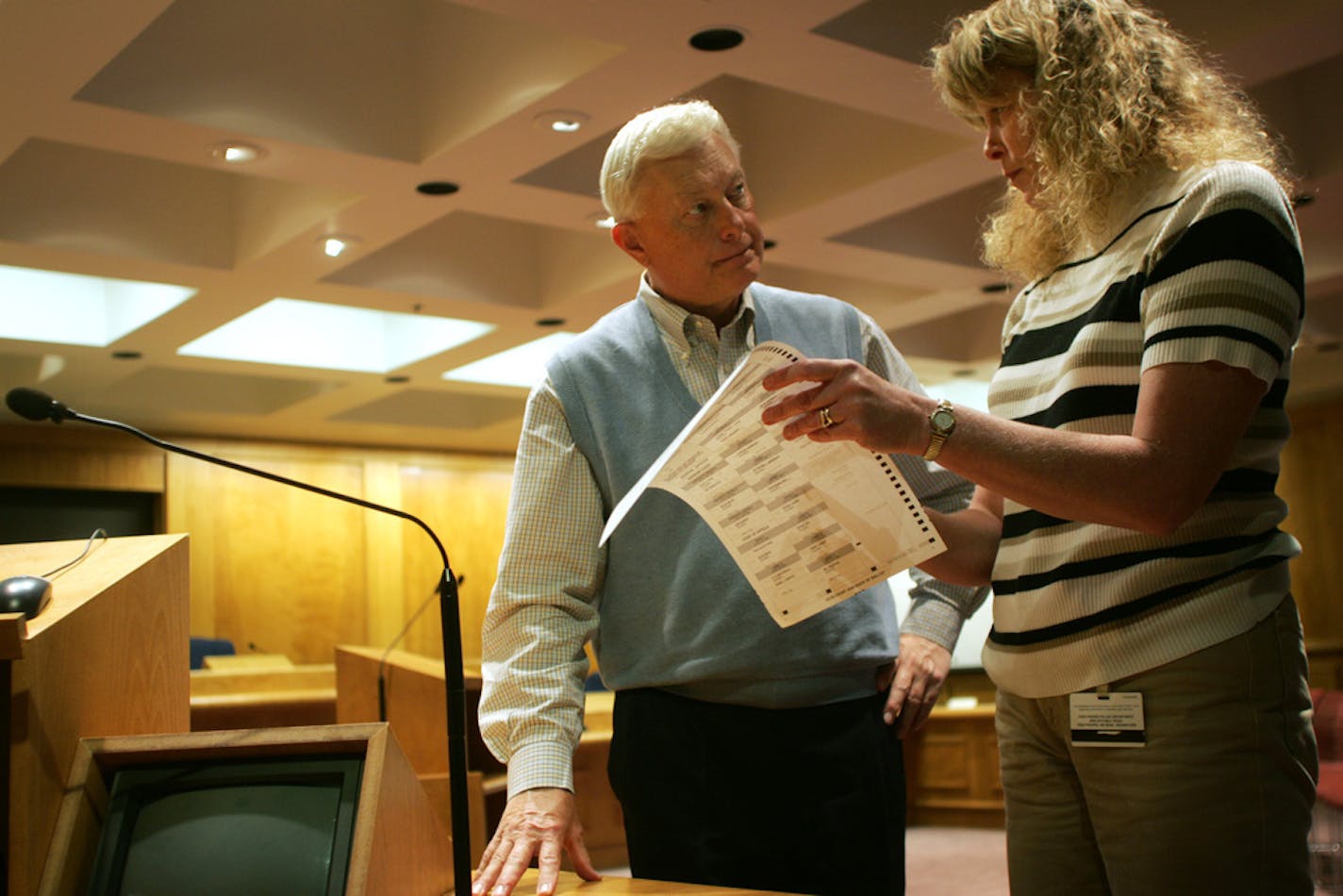 Election judge Jill Judlin, right, explained the voting procedure and ballot to Eden Prairie resident Don Wegmiller, who cast an absentee vote at Eden Prairie City Hall in October 2004. Research shows that fewer people vote or run for local office when a local newspaper closes. GENERAL INFORMATION: WPREZ1020: Local activism in the presidential race. Voter registration wraps up Oct. 12. We will be able to get data from both of our counties on the total number of registered voters (by city). There