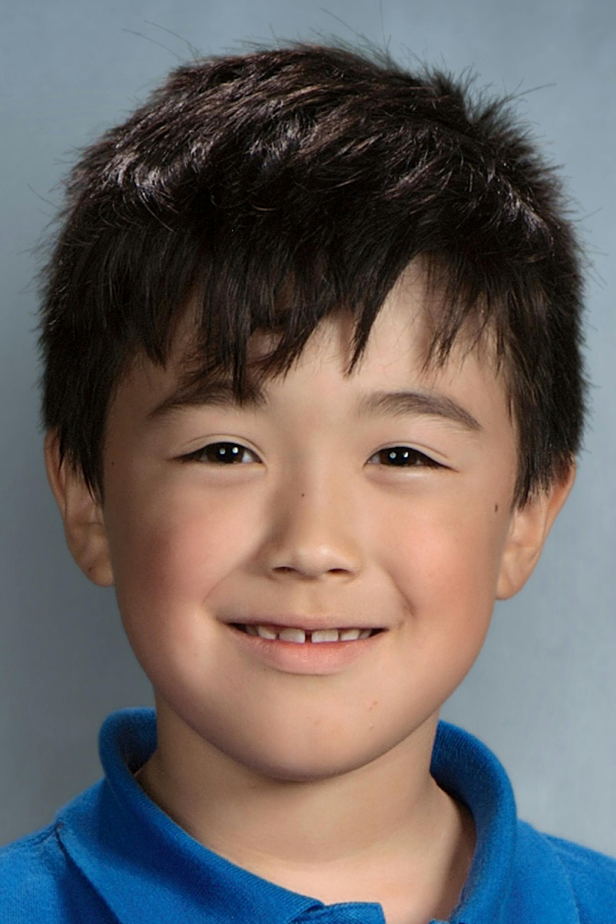 Dominic Skogen, 8, from Plymouth.