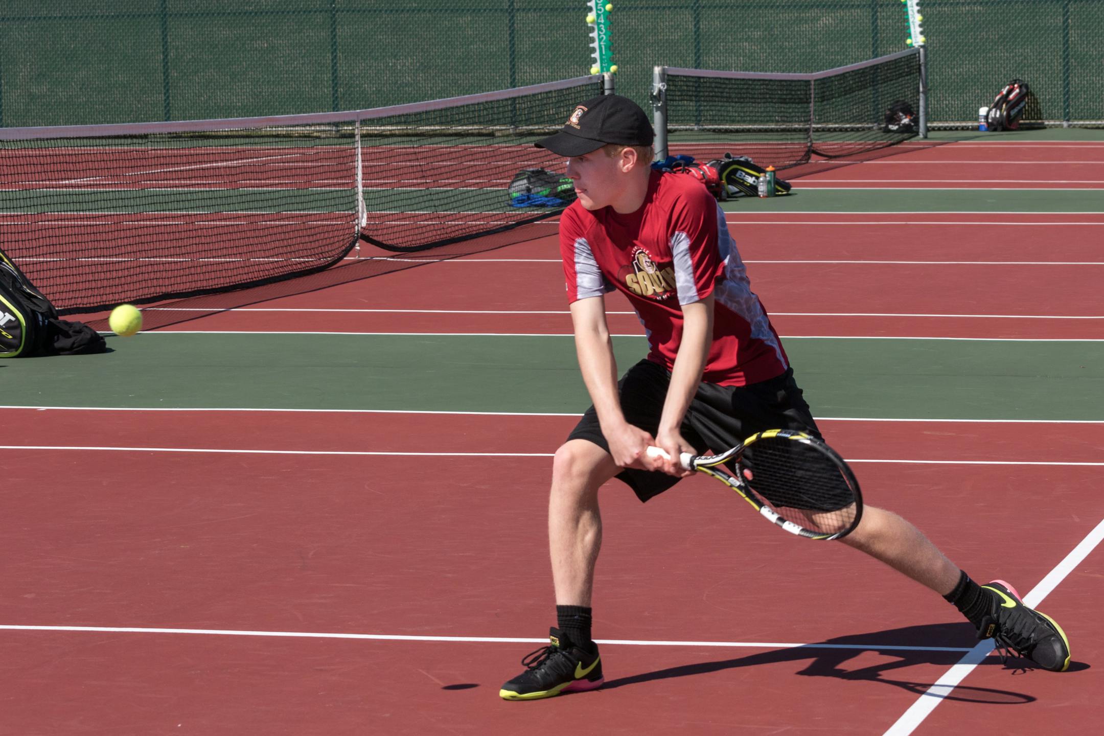 Lakeville South senior Chase Roseth is winning by controlling his emotions better this season, as his coach asked all the Cougars captains to do. (Matt Weber photo)