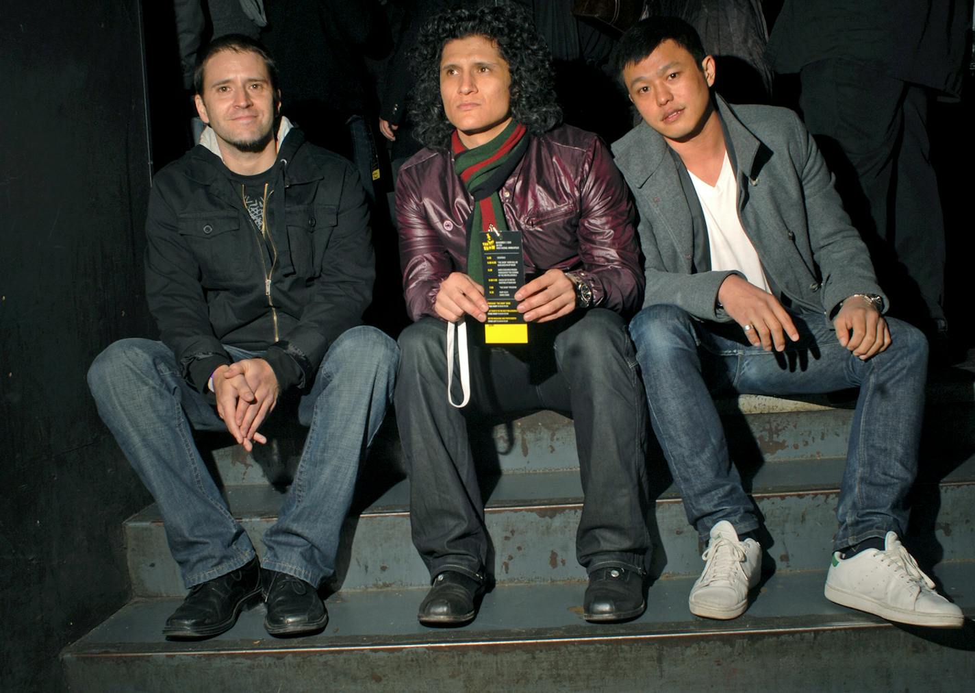 Eric Sorensen, left, Roberto Lastra, center, and Han Lin at The Show on November 7, 2008 at First Avenue in Minneapolis.