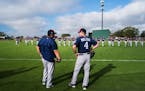 Twin manager Paul Molitor observed the second day to pitchers and catchers workouts.