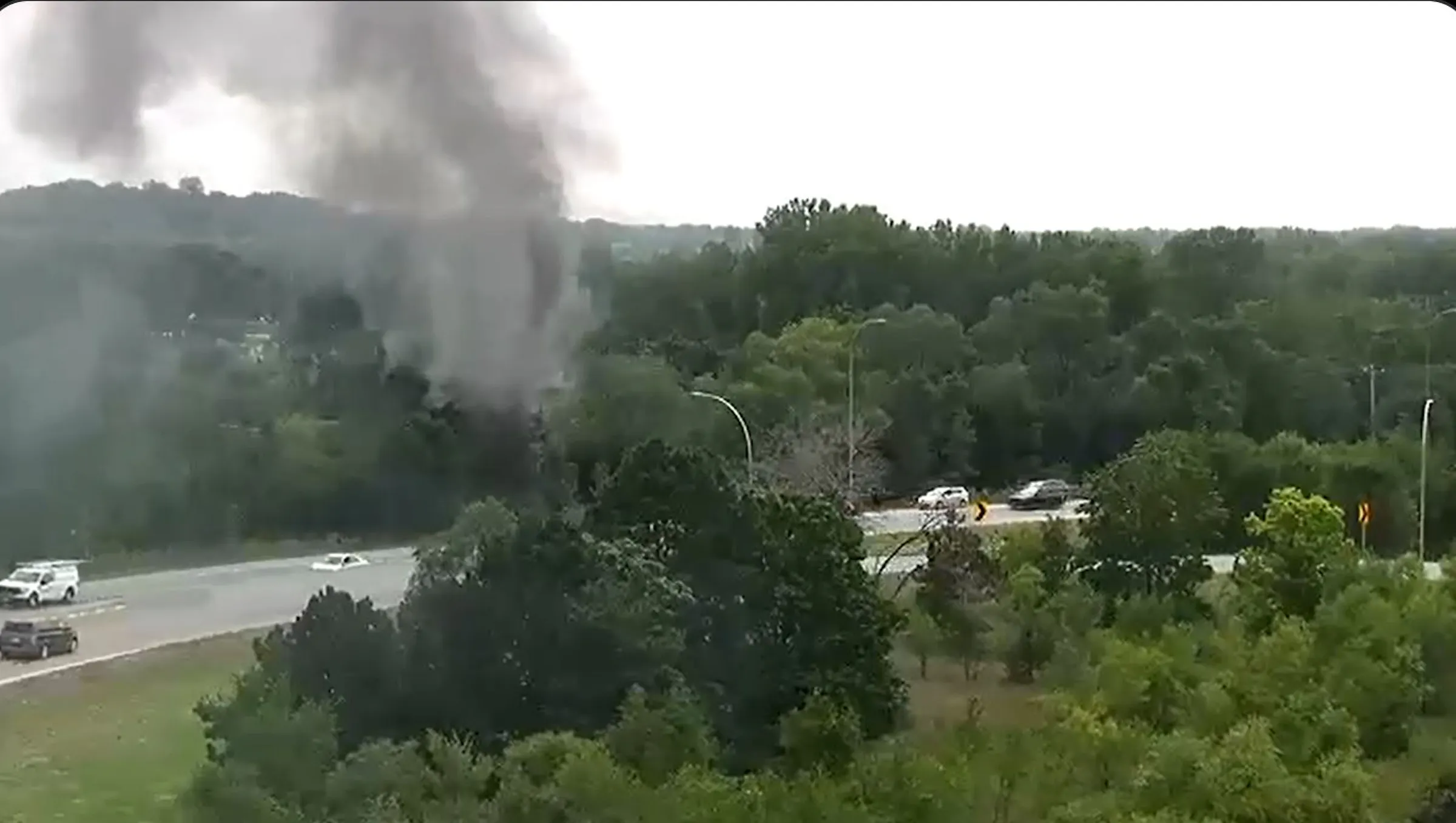 Driver in dump truck dies in fiery crash in north metro