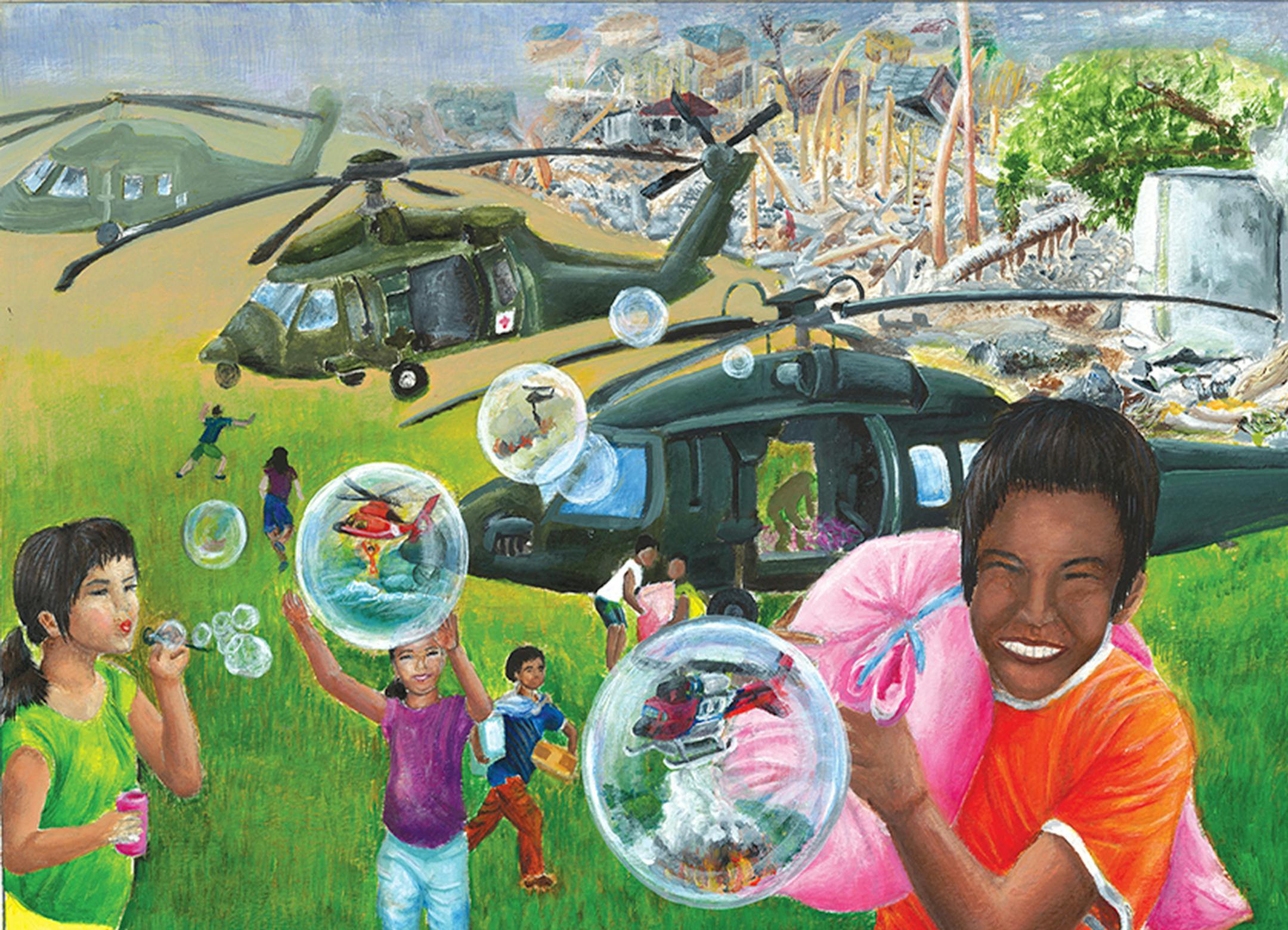 2014 Minnesota Aviation Art Contest First place, 14-17 age group: Elizabeth Cho