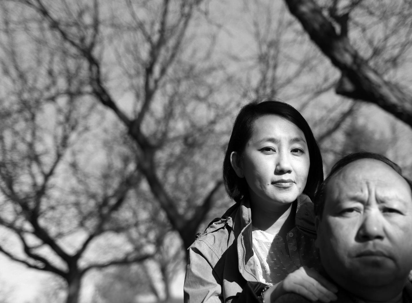 Author Kao Kalia Yang was photographed with her father, Bee Yang, in St. Paul last spring.