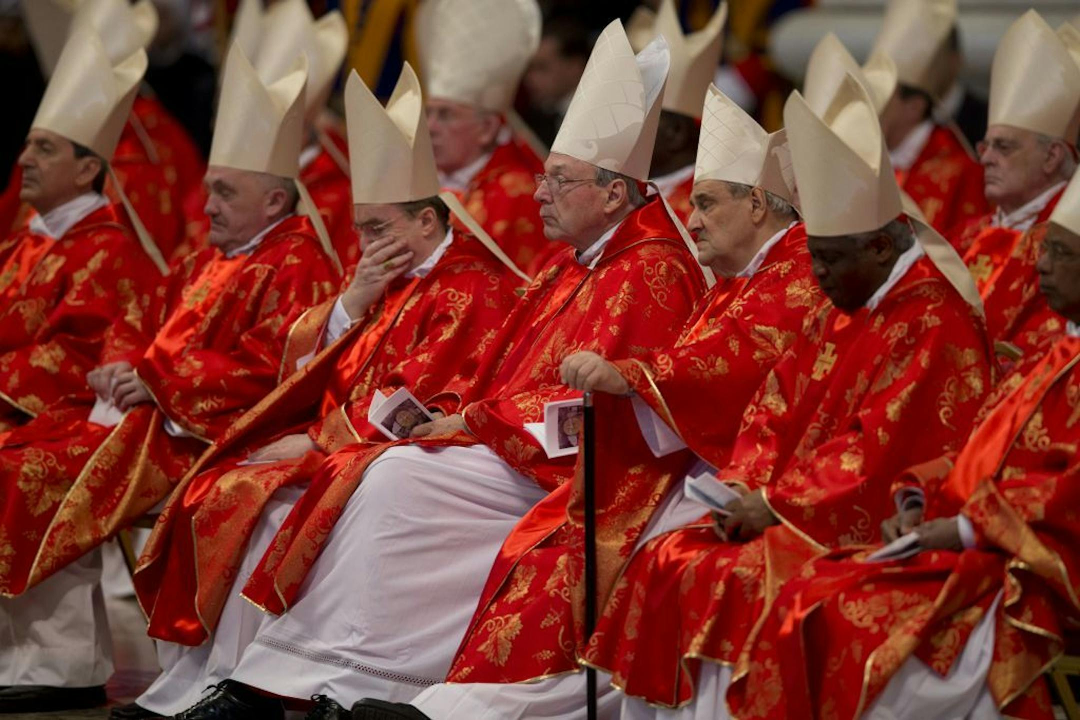 Before entering the Sistine Chapel on Tuesday to begin the conclave to elect a new pope, Catholic Cardinals attended a Mass at St. Peter's Basilica.