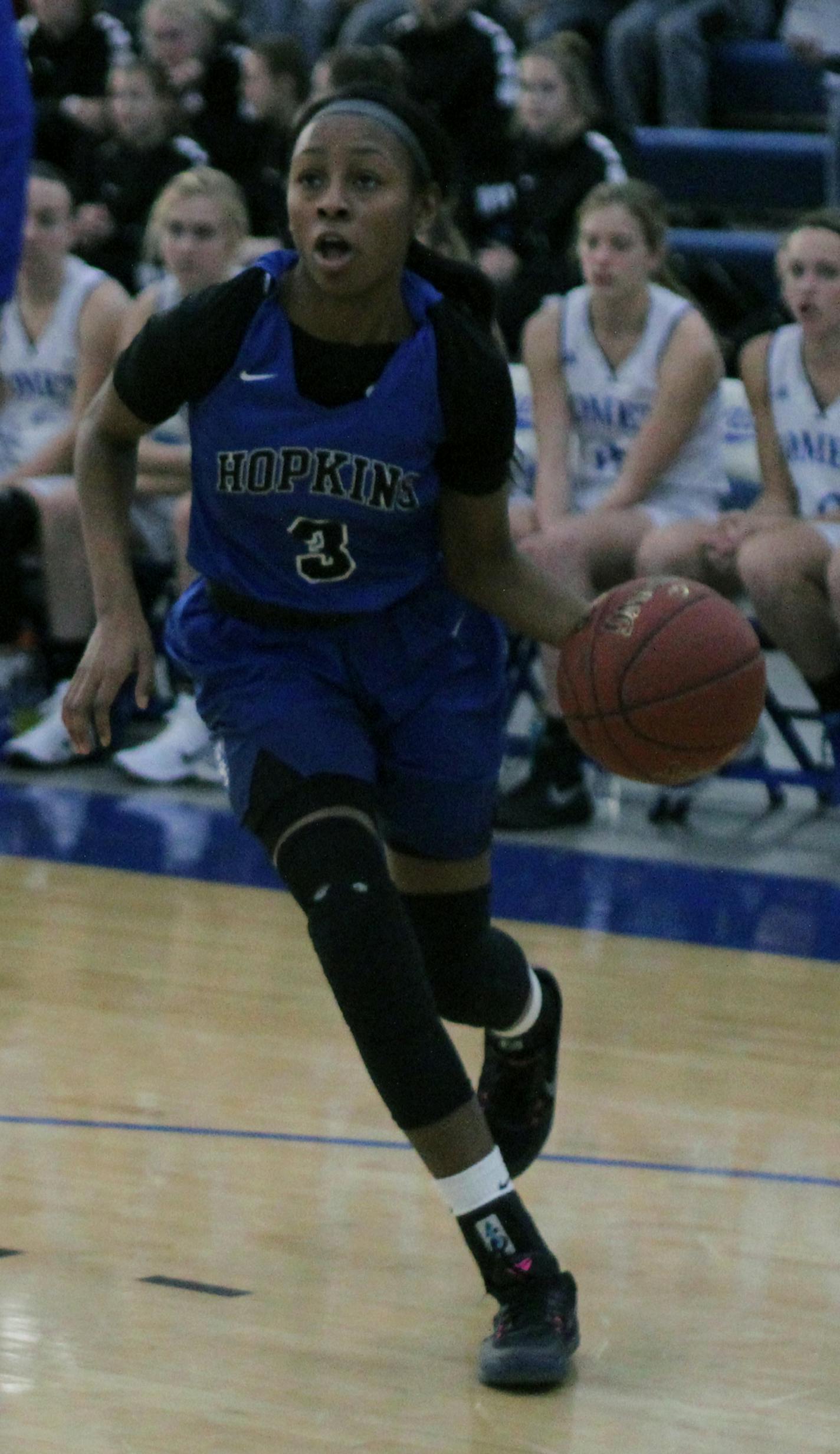 Rana Suggs of Hopkins, in a Dec. 3 game against Kasson-Mantorville.