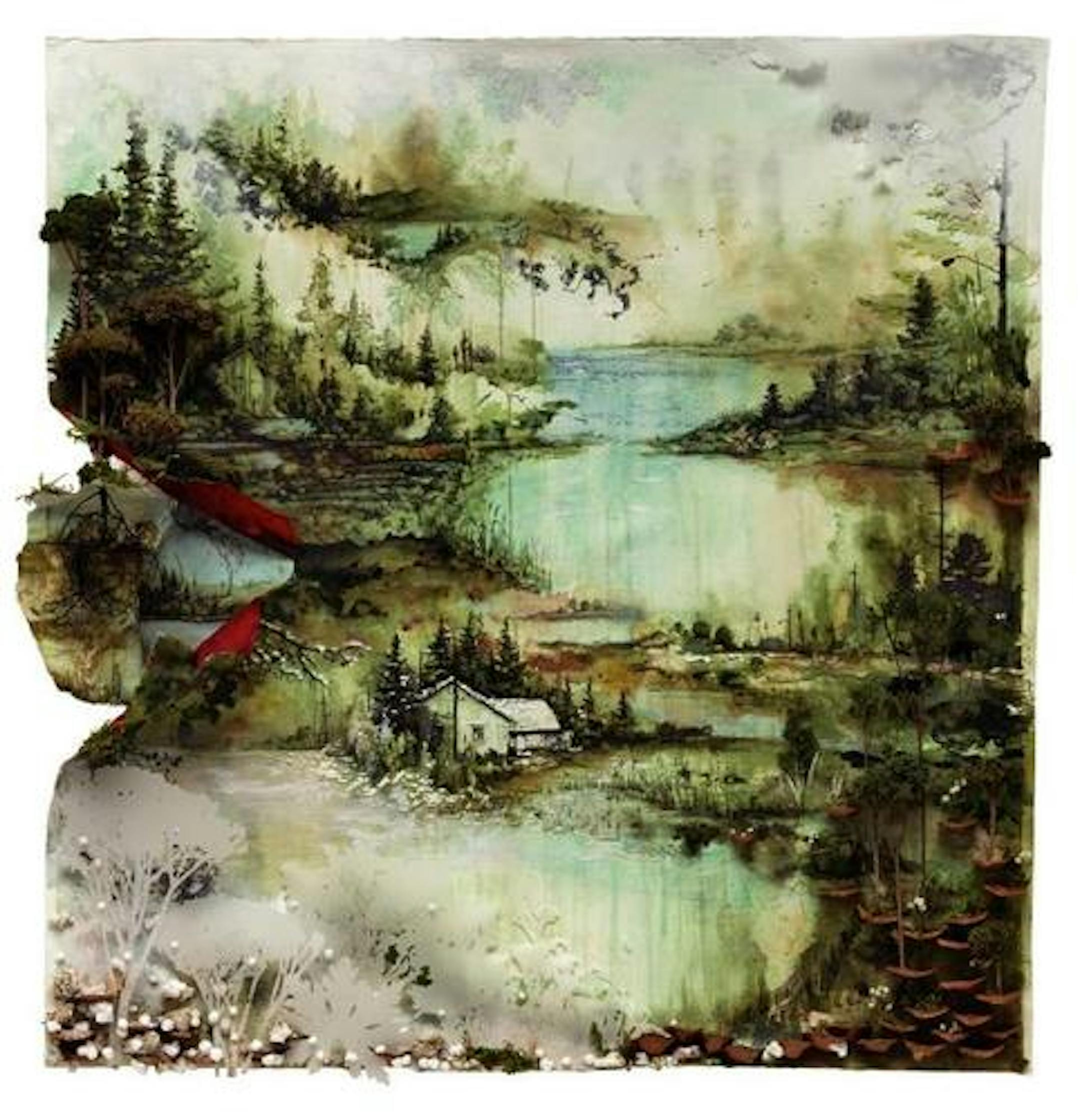 Bon Iver's "Bon Iver" album cover