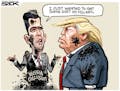 Sack cartoon: Donald Trump Jr.