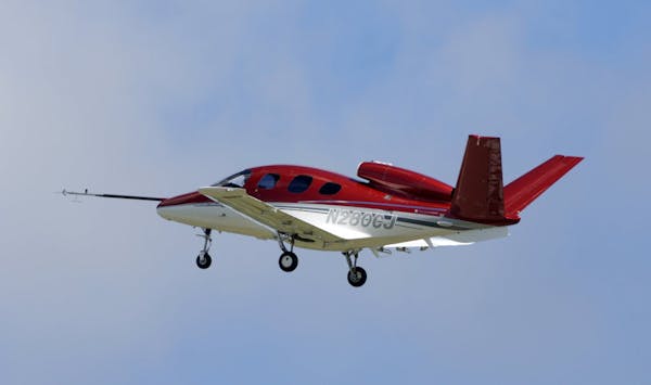 Cirrus' Vision jet will seat up to seven people.