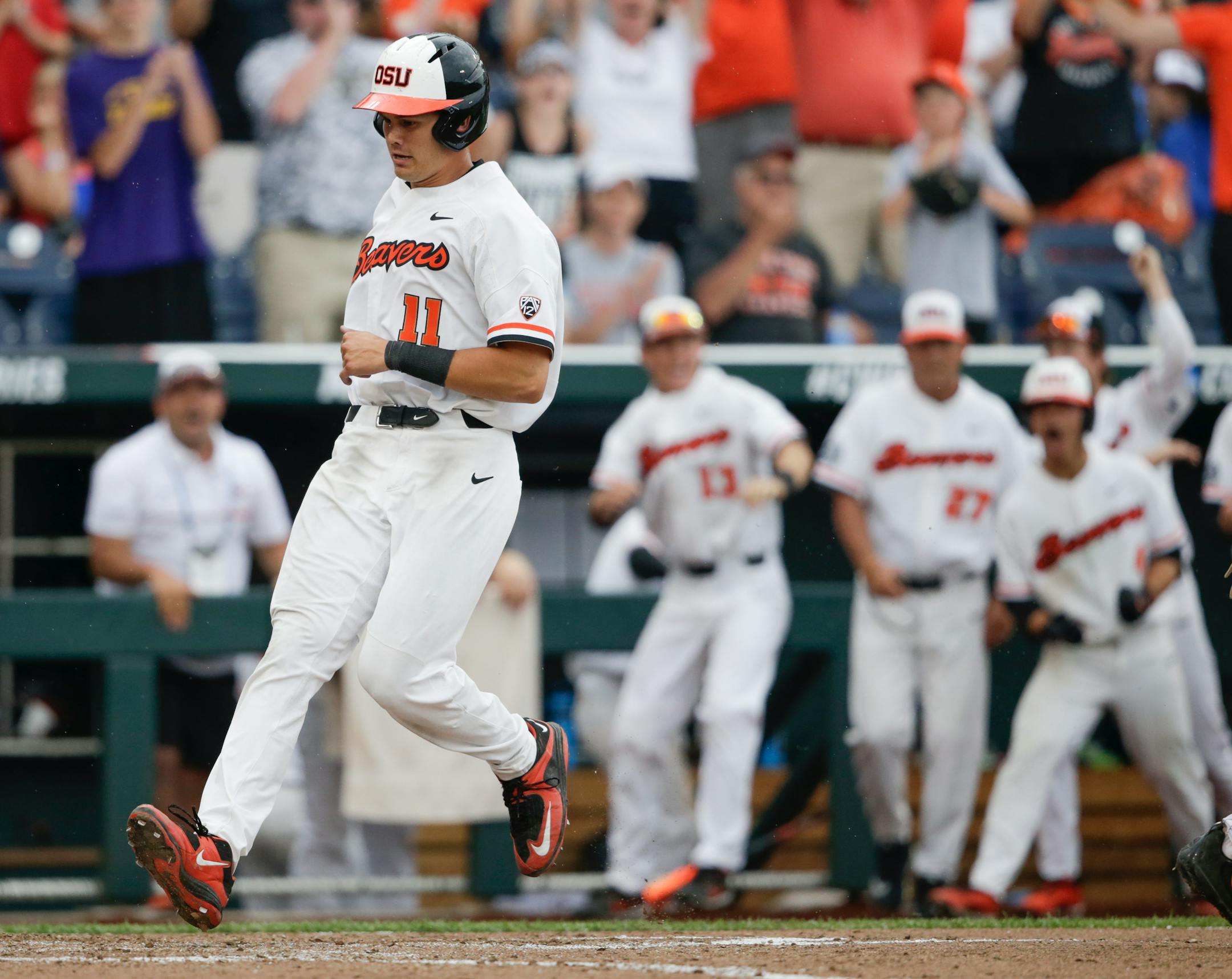 Oregon State third baseman Trevor Larnach was the Twins' first-round pick in the draft June 4.
