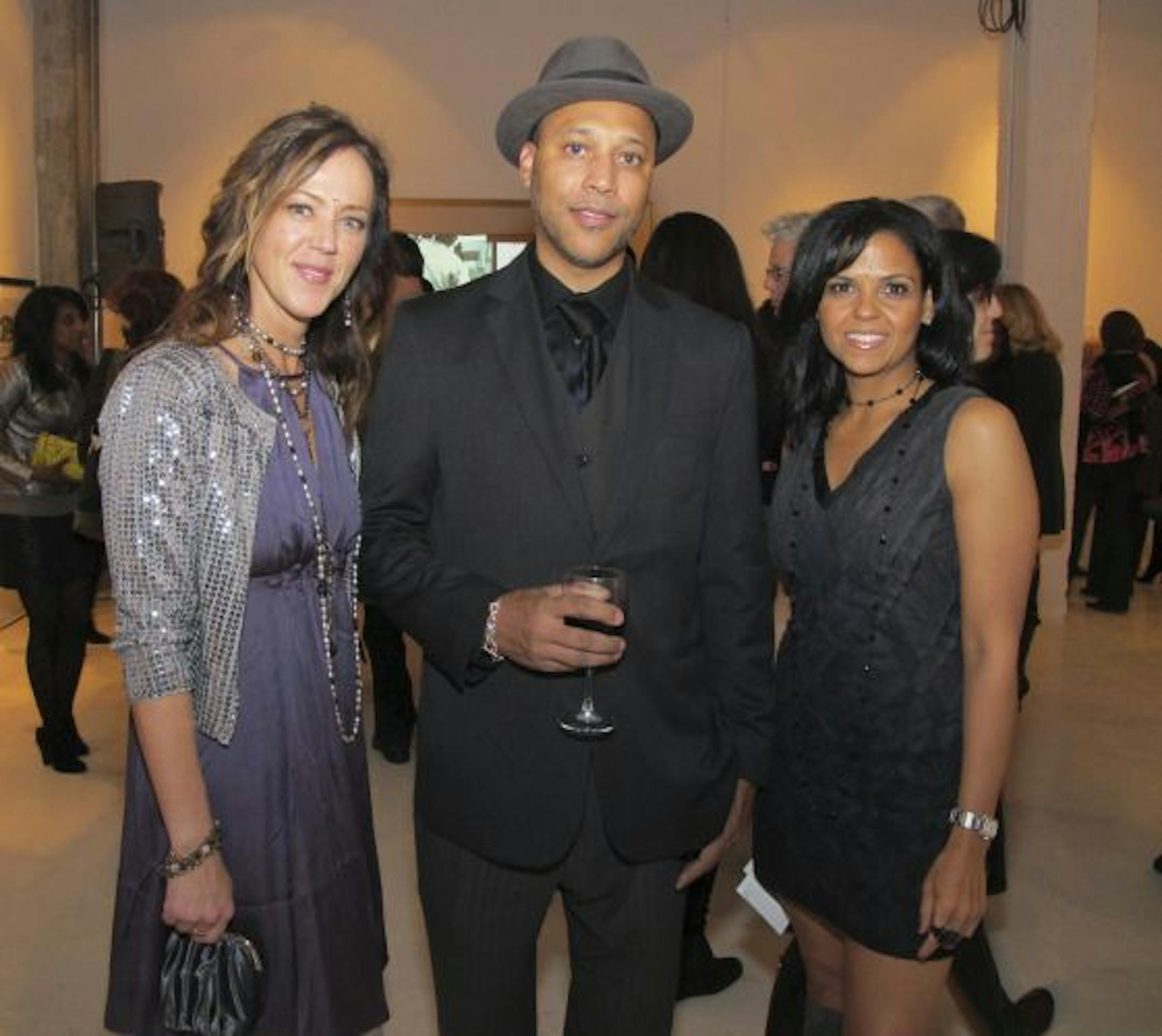 Kim Witczak, board president; Roger Cummings and Rhonda Hansford.