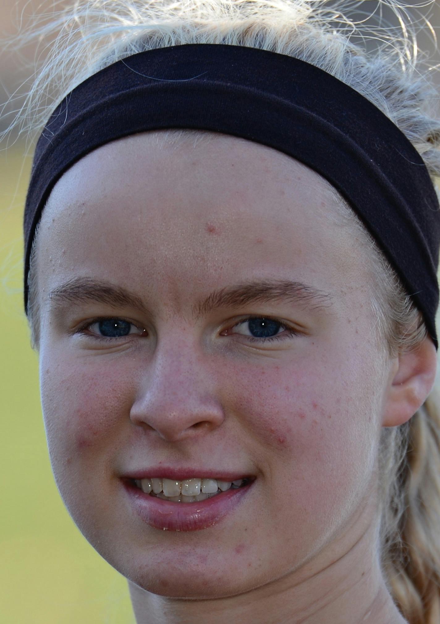 Emma Schluter, Minneapolis South track and soccer athlete..