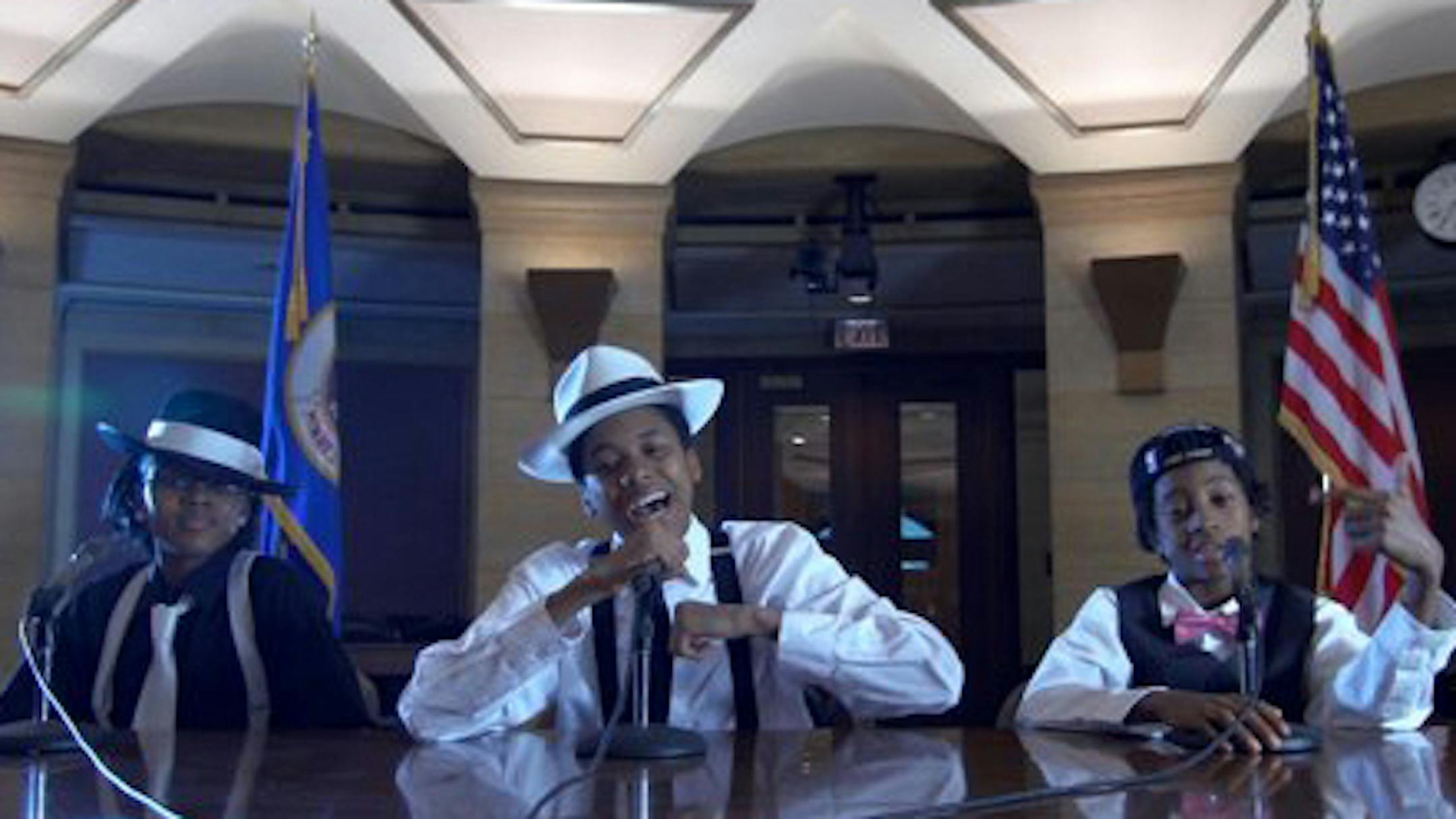 Screen grab from youtube of new video from Y.N.RichKids.