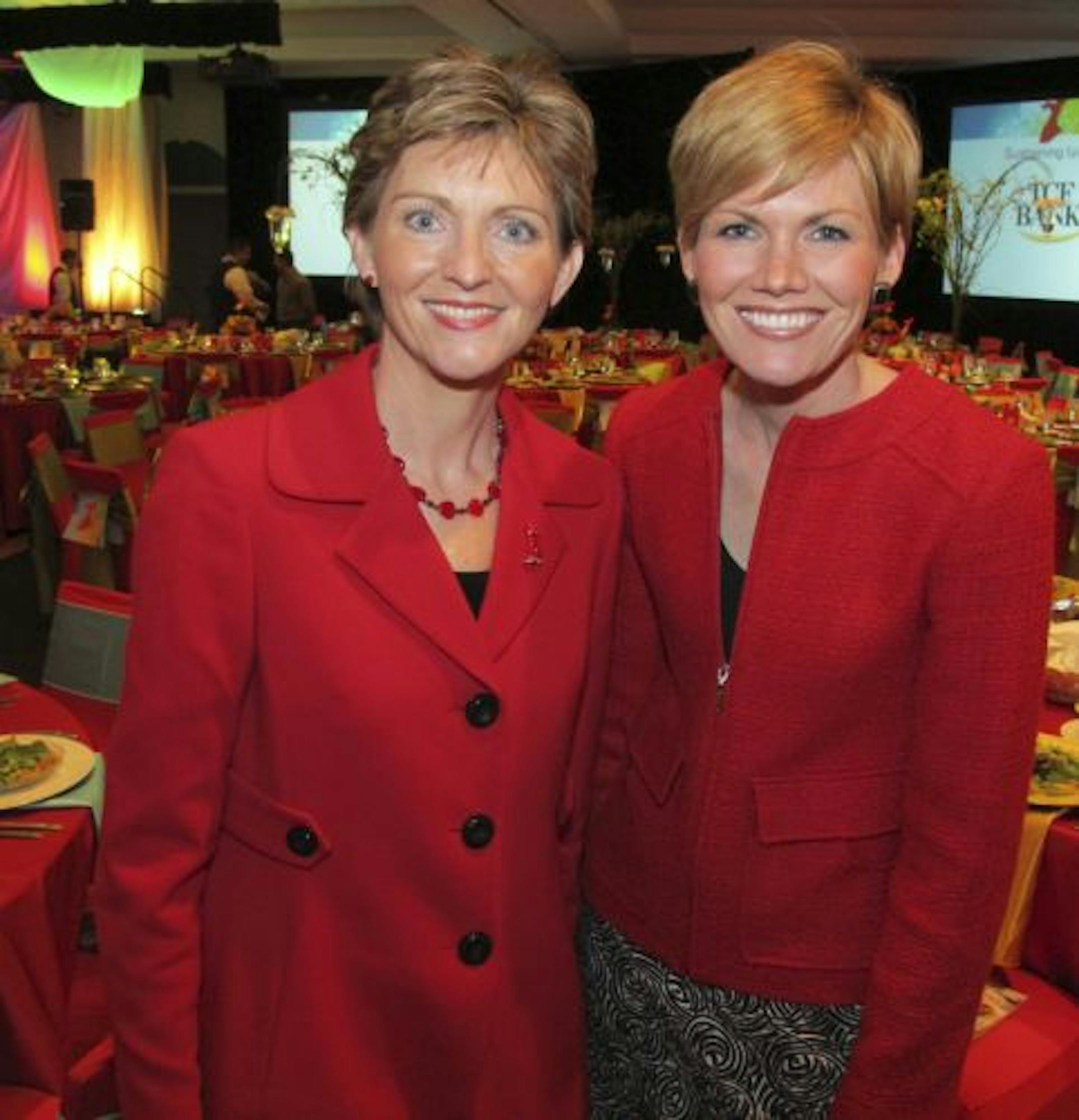 Sharonne Hayes, M.D., Mayo Clinic and Marni Hughes, Fox 9.