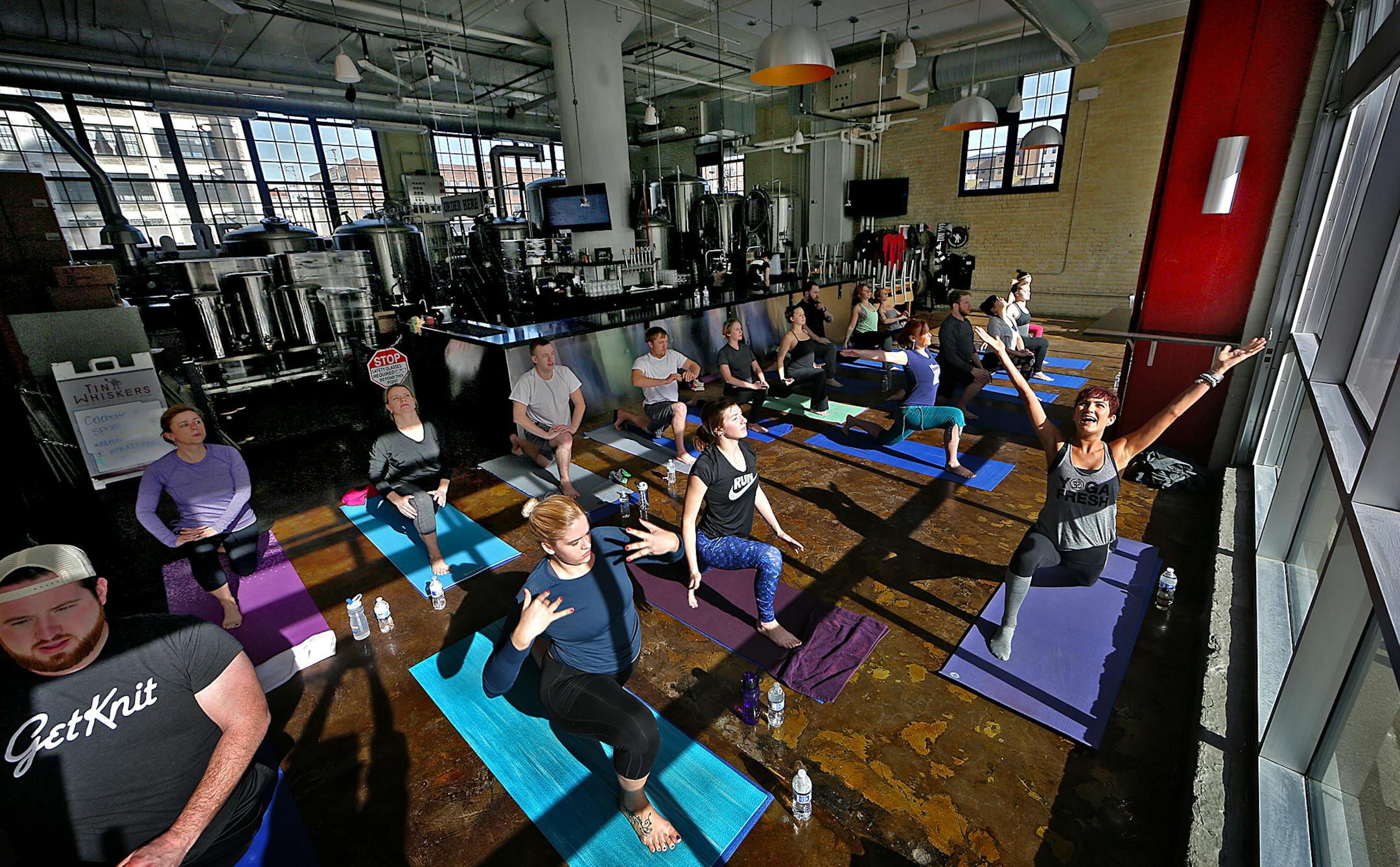 &#x201c;After doing something like yoga, it&#x2019;s always really nice to continue that relaxation into your day,&#x201d; said instructor Elle Lemler of YogaFresh at Tin Whiskers.