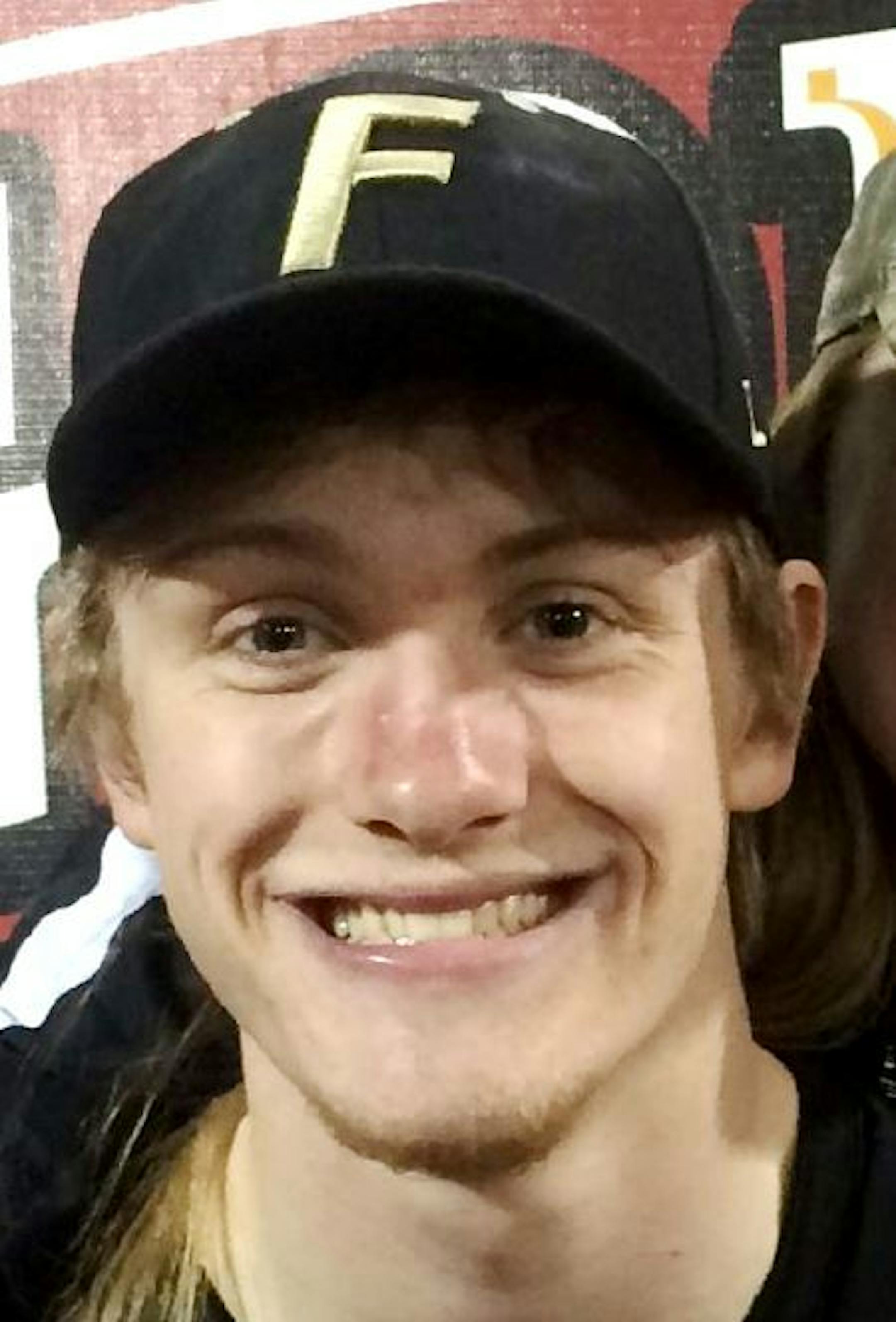 Carson Hauge, Fridley baseball, sr., 2015-16