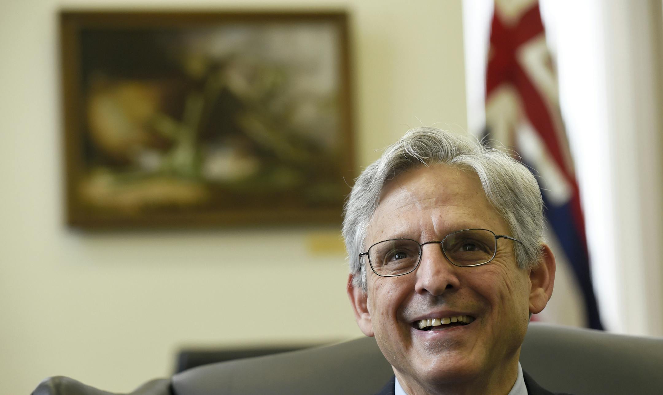 FILE - In this May 10, 2016 file photo, Supreme Court nominee Merrick Garland smiles on Capitol Hill in Washington. Senate confirmation of President Barack Obama’s nominees slowed to a halt this election year, a common political occurrence for the final months of a presidency with a Democrat in the White House and a Republican-controlled Senate. The vacancy on the Supreme Court drew the most attention as Republicans refused to even hold confirmation hearings for Merrick Garland, insisting
