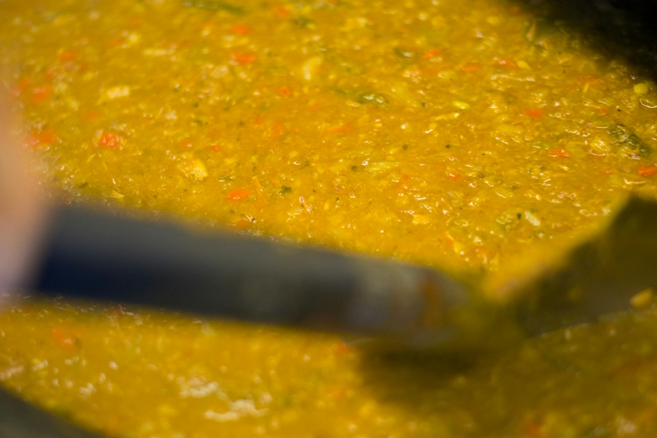 At Casey Lake Park in North St. Paul where the fire department held its annual booya fundraiser, firefighters made over 500 gallons of the savory soup which has a secret blend of oxtail, chicken, beef, vegetables, and spices.
