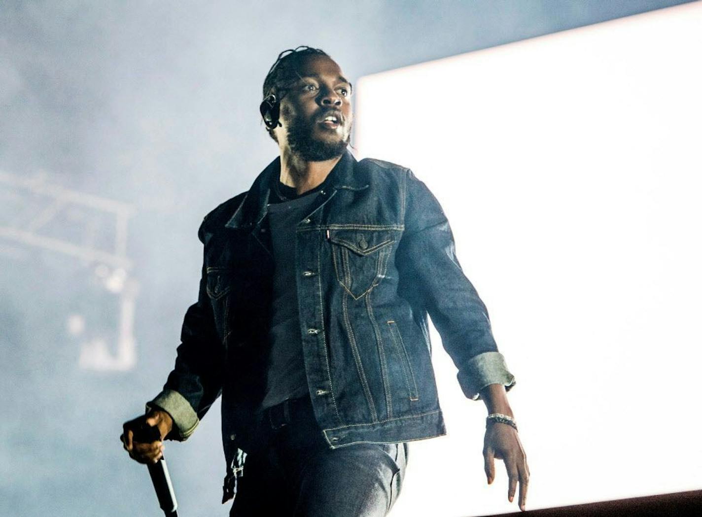 FILE - In this July 7, 2017, file photo, Kendrick Lamar performs during the Festival d'ete de Quebec in Quebec City, Canada. A list of nominees in the top categories at the 2019 Grammys, including Lamar, who is the leader with eight nominations, were announced Friday, Dec. 7, 2018, by the Recording Academy. Drake, Cardi B, Brandi Carlile, Childish Gambino, H.E.R., Lady Gaga, Maren Morris, SZA, Kacey Musgraves and Greta Van Fleet also scored multiple nominations.