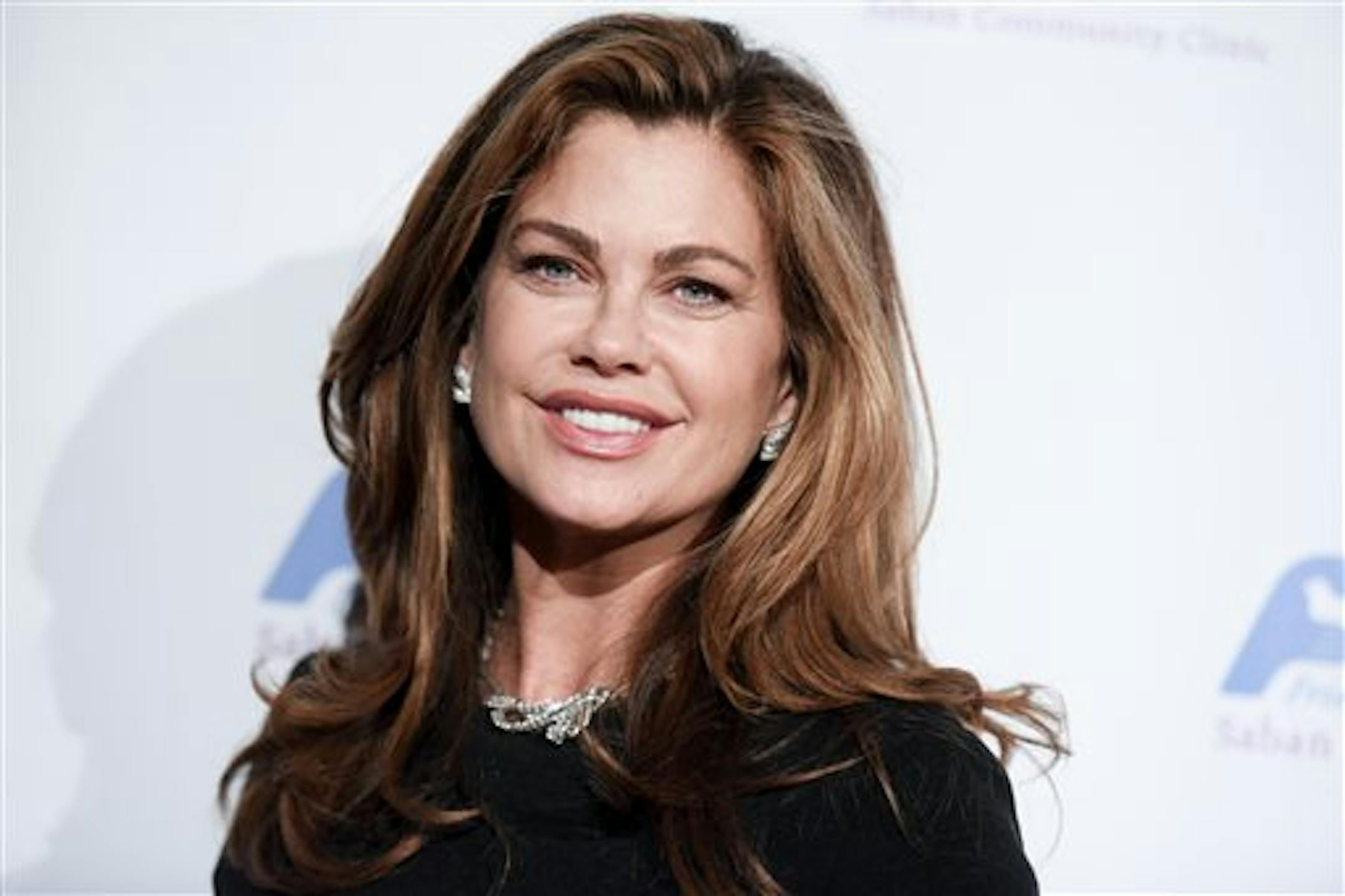 Model Kathy Ireland attends the 39th Annual Dinner Gala to Honor Steve Mosko held at the Beverly Hilton Hotel on Monday, Nov. 23, 2015, in Beverly Hills, Calif. (Photo by Richard Shotwell/Invision/AP)