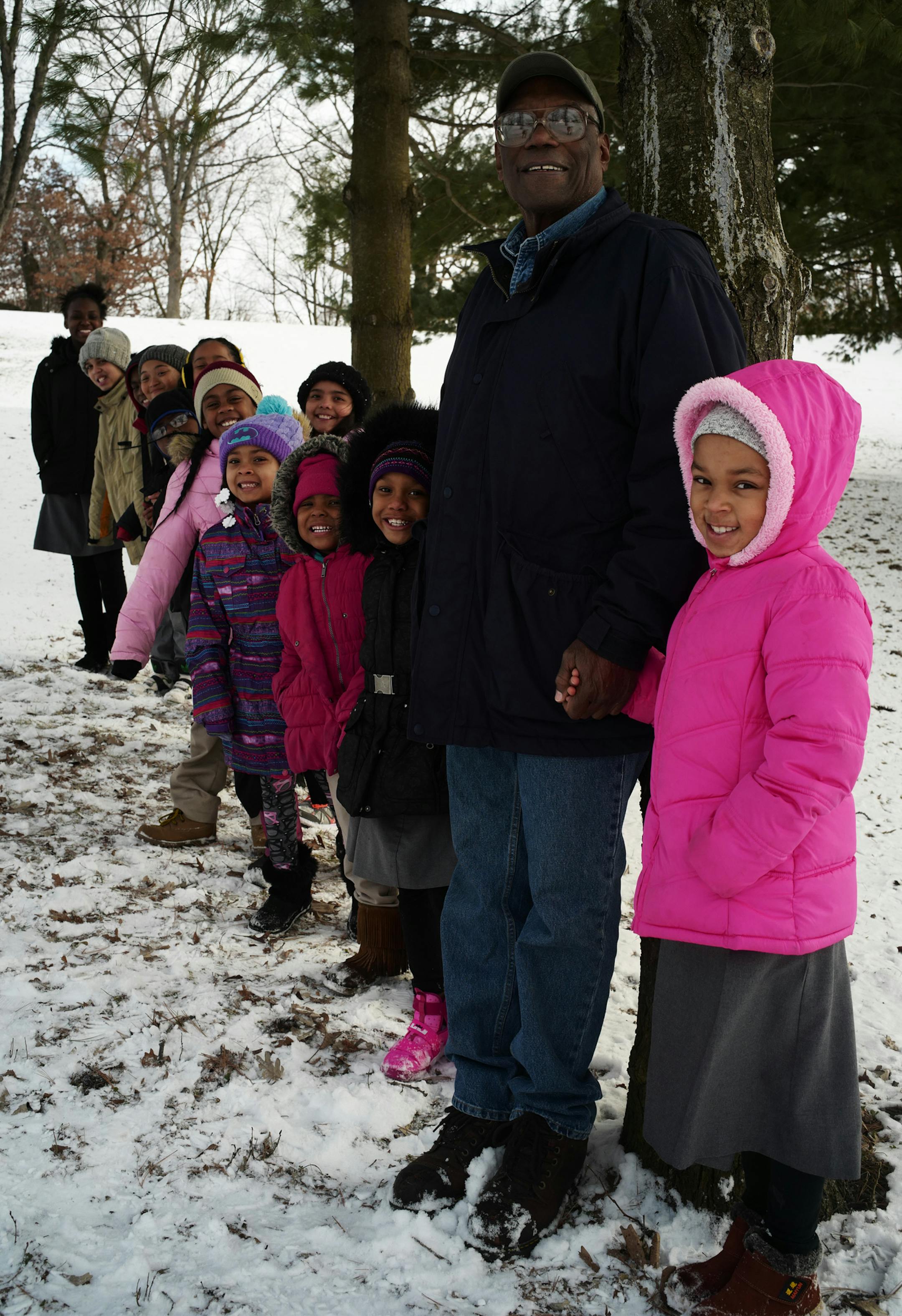 Thurman Tucker is a longtime conservationist in the Twin Cities who now is turning his efforts to expose more inner city youth to hunting, fishing, shooting and other outdoor activities including these kids from Hospitality House Youth Development] RICHARD TSONG-TAATARIIïrichard.tsong-taatarii@startribune.com