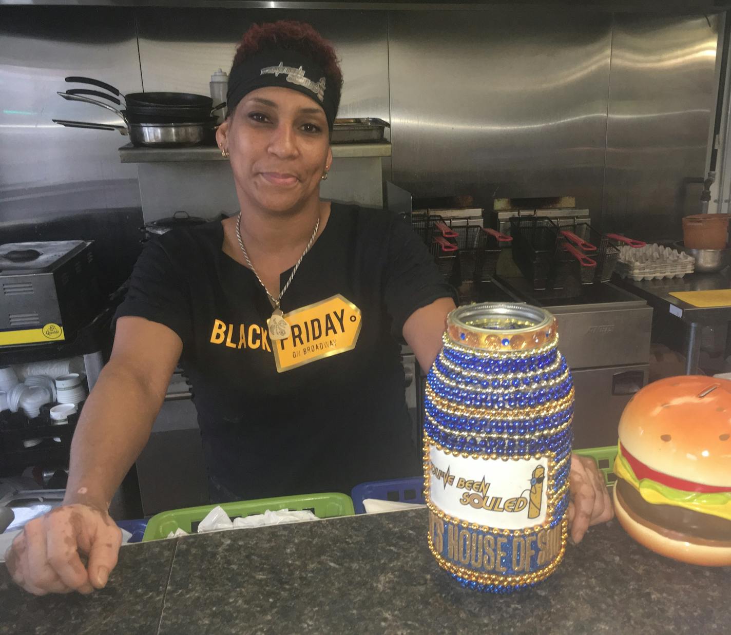 Deli owner Wendy Pucket of Wendy's House of Soul on W. Broadway Avenue in North Minneapolis. Photo: Neal.St.Anthony@startribune.com