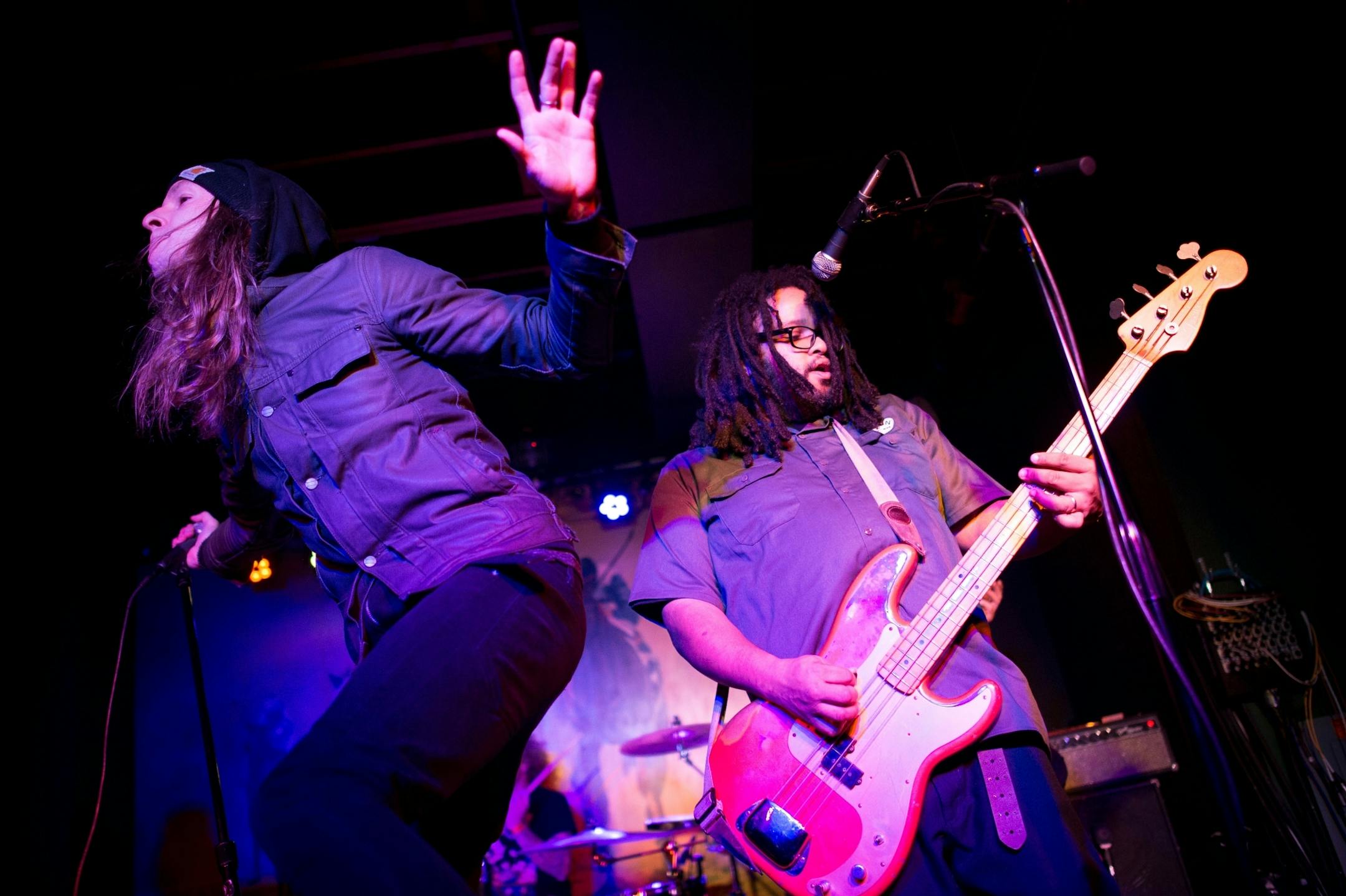 Appetite for Zaccardi vocalist Reed Wilkerson, left, and bassist Tony Zaccardi perform the Turf Club early Saturday morning.
