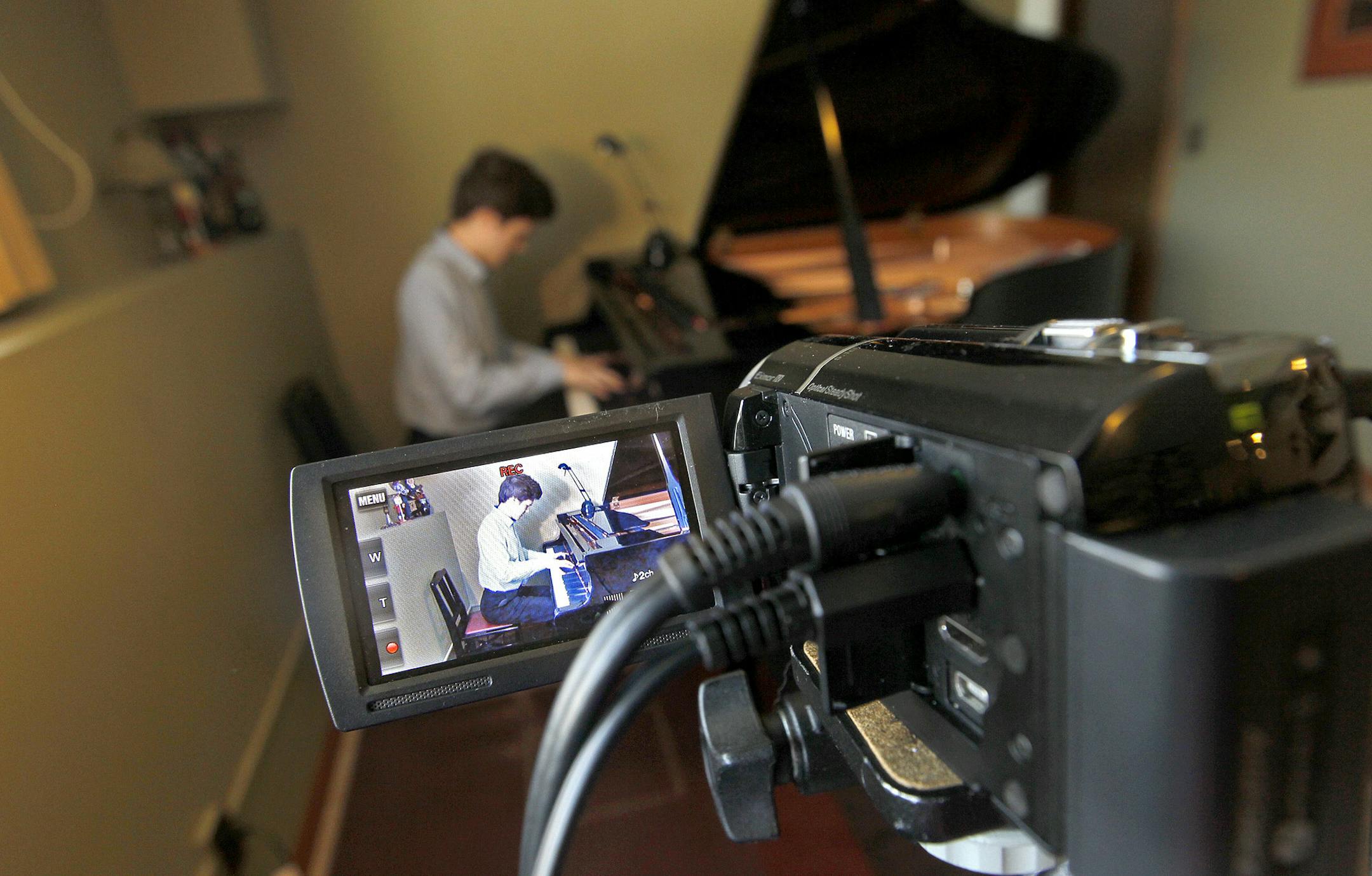 Dr. Stella Stick of Hamline University worked with Osip Nikiforov, a prize-winning piano student, at her home, Thursday, March 13, 2013 in Maple Grove, MN. ] (ELIZABETH FLORES/STAR TRIBUNE) ELIZABETH FLORES &#x2022; eflores@startribune.com