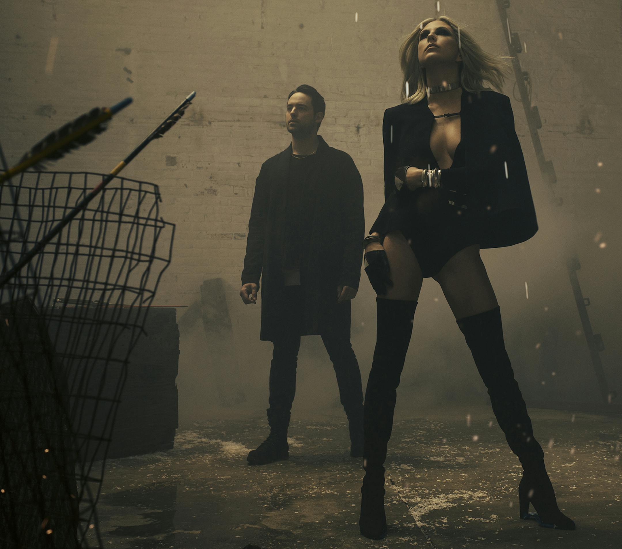 The band Phantogram Photo by Timothy Saccenti