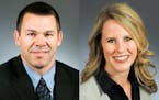 This combination of photos shows Rep. Tim Kelly, R-Red Wing, left, and Rep. Tara Mack, R-Apple Valley.