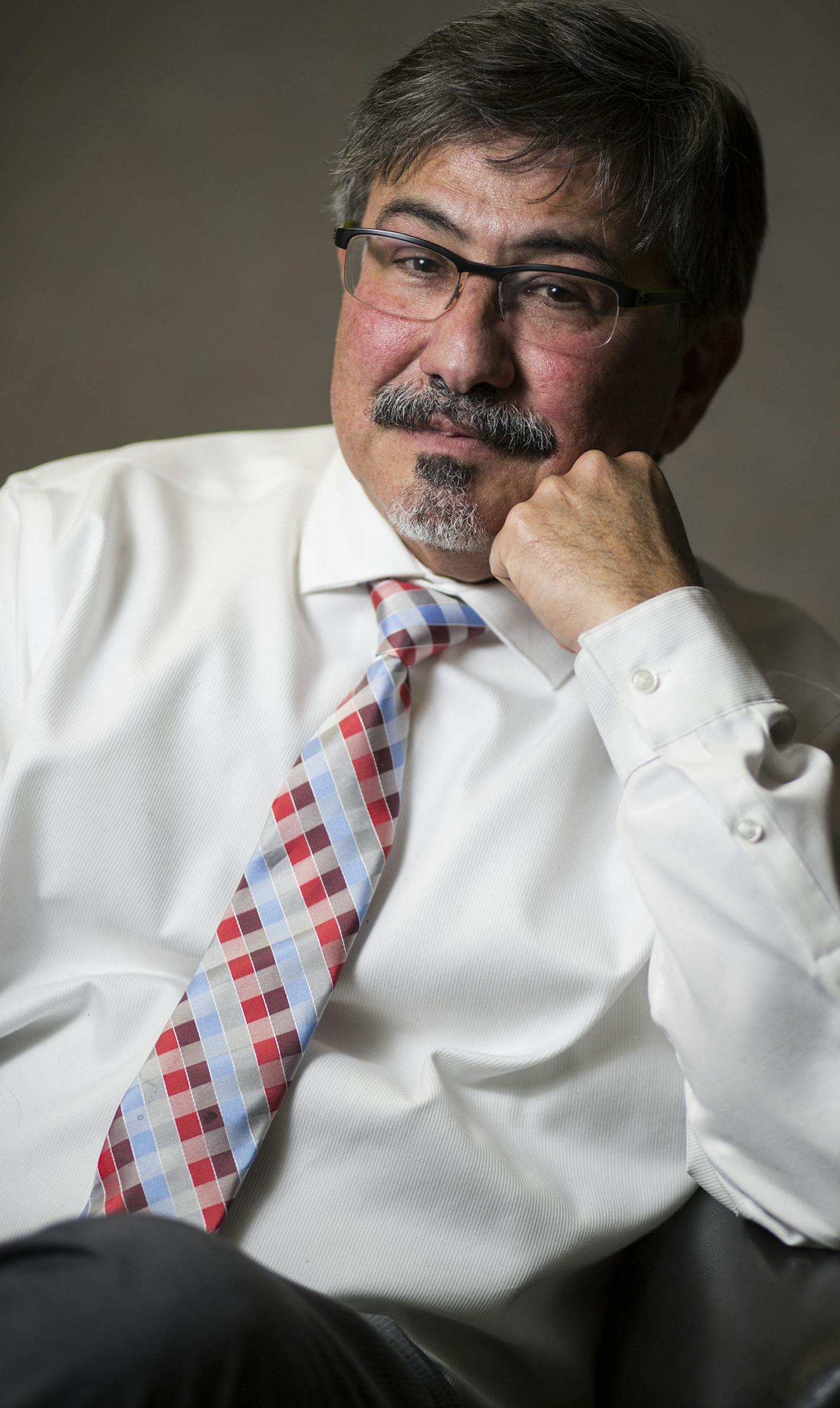 Dr. Eduardo Col&#xdb;n is the new chair of the psychiatry department at Hennepin County Medical Center in Minneapolis. Photographed at HCMC on Monday, January 25, 2016. ] (Leila Navidi/Star Tribune) leila.navidi@startribune.com