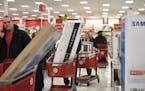 On Thanksgiving night in 2016, many shoppers made their way straight to the big screen televisions after doors opened at the Target in Eden Prairie.