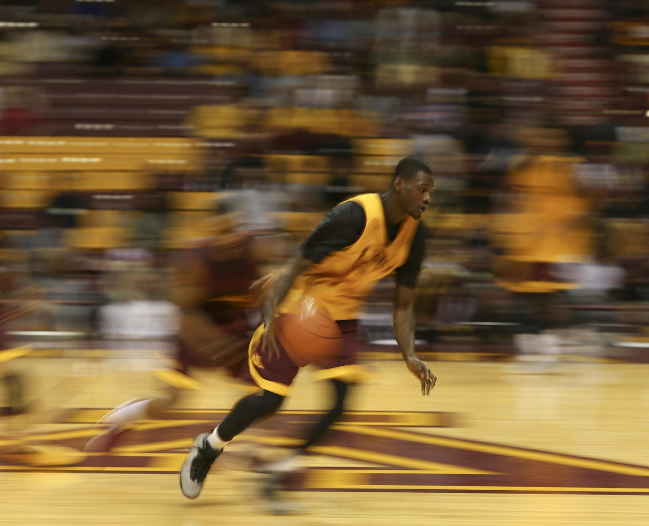 Junior-college transfer Carlos Morris is one of several Gophers newcomers who help bring a longer, leaner look to the 2014-15 team.
