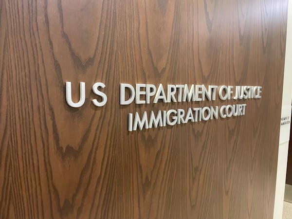 The Immigration Court at Fort Snelling has a backlog of about 38,000 cases, about 1% of the backlog across the country.