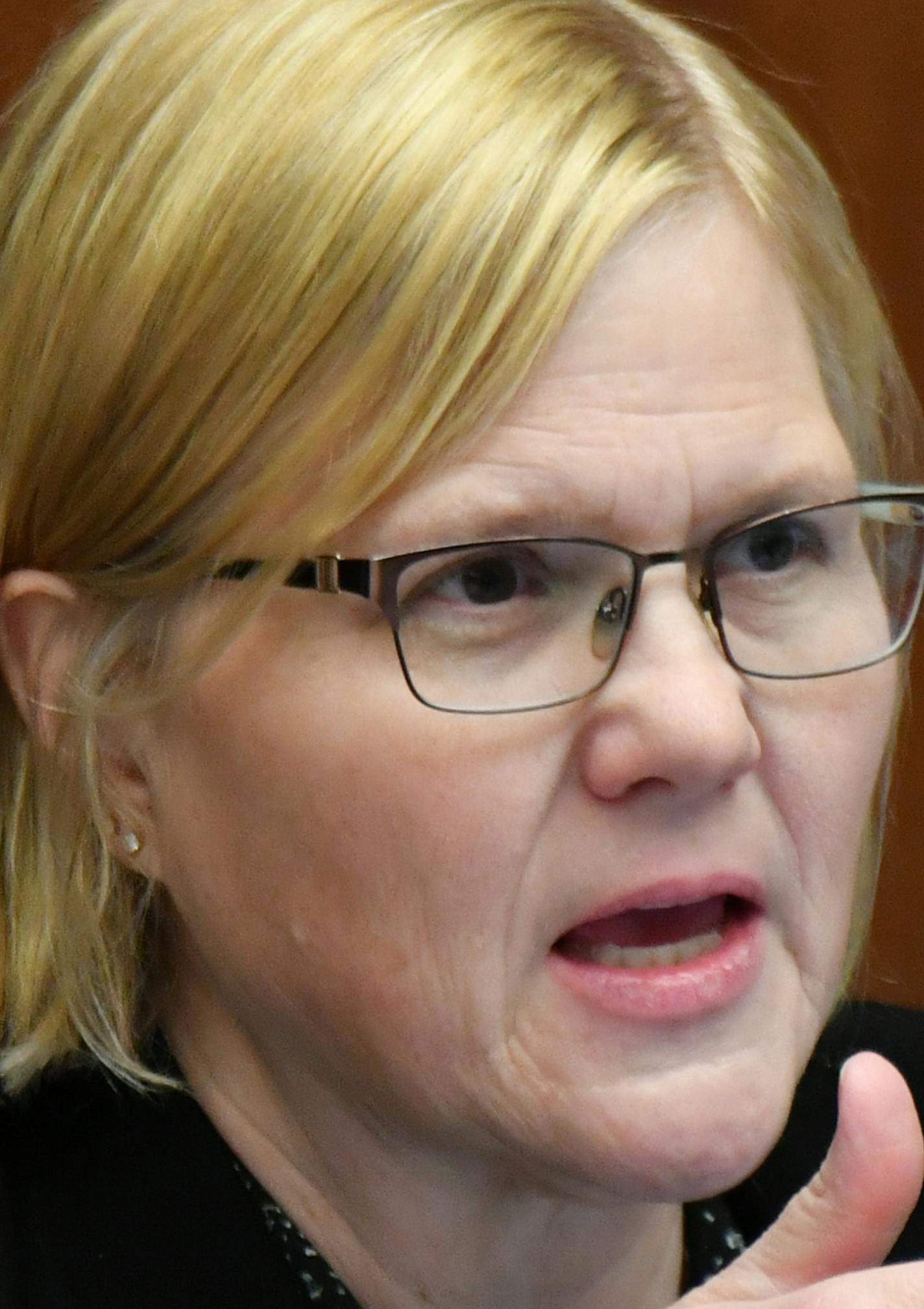 Rep. Debra Hilstrom, DFL-Brooklyn Center, proposed an amendment to prohibit private prisons from operating in Minnesota. It was defeated. ] GLEN STUBBE &#x2022; glen.stubbe@startribune.com Tuesday, March 21, 2017 Rep. Tim Miller, R-Prinsburg, is sponsor of a bill to reopen the private prison in Appleton, MN. It was heard before the House Committee on Public Safety and Security and Finance, Rep. Tony Cornish, R, Vernon Center, is chair of the committee.