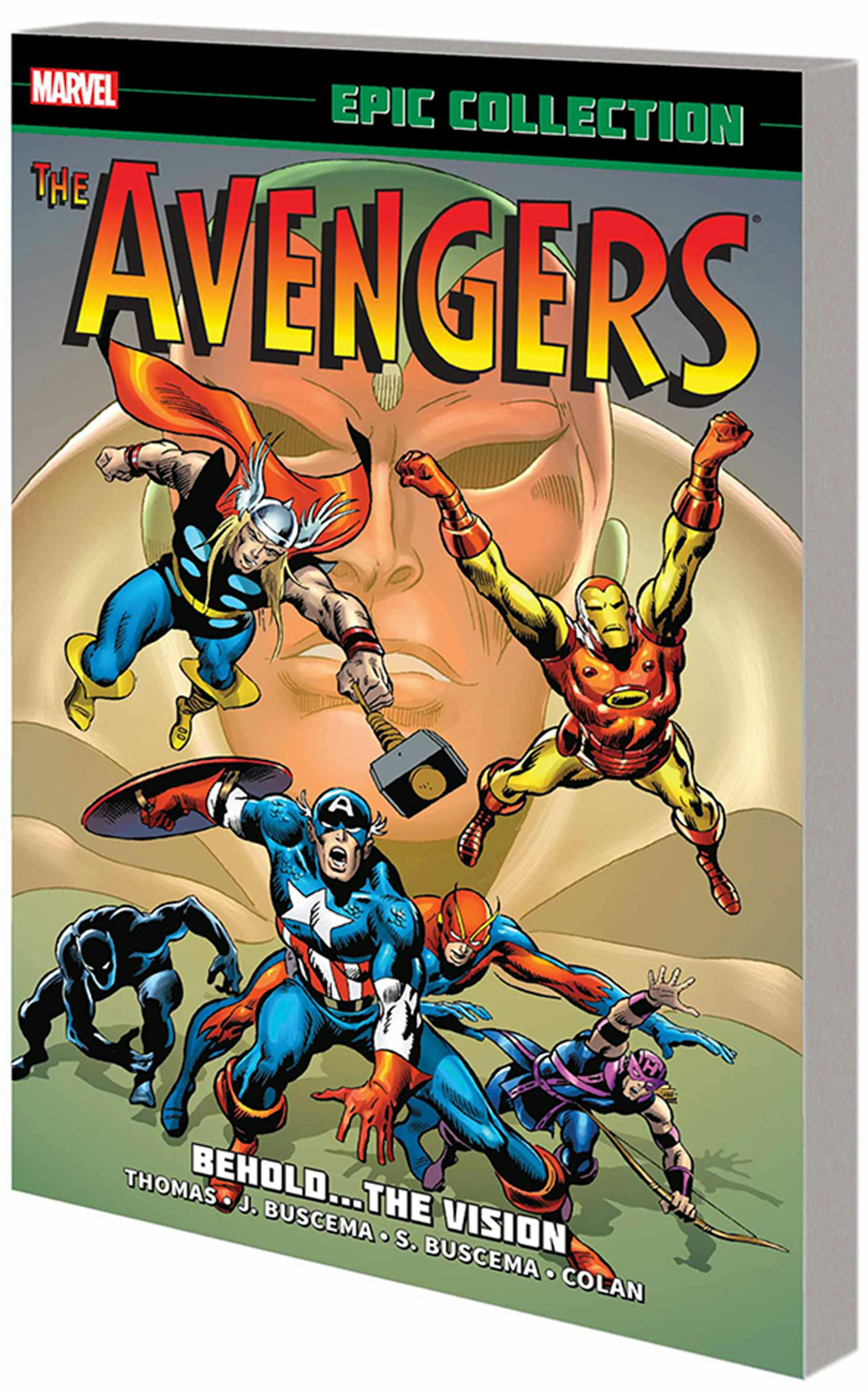 "Behold...the Vision" reprints the original 1968 stories that tell the origins of both Ultron and The Vision. (Photo courtesy Marvel Entertainment/TNS) ORG XMIT: 1167291