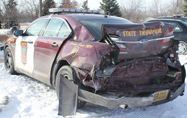 February saw more State Patrol squad cars hit than in any other month on record.