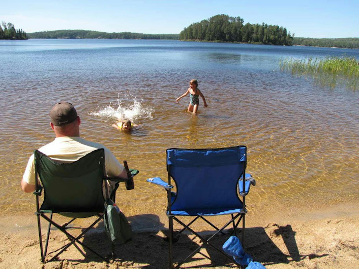 A lake trip really can be relaxing for all.