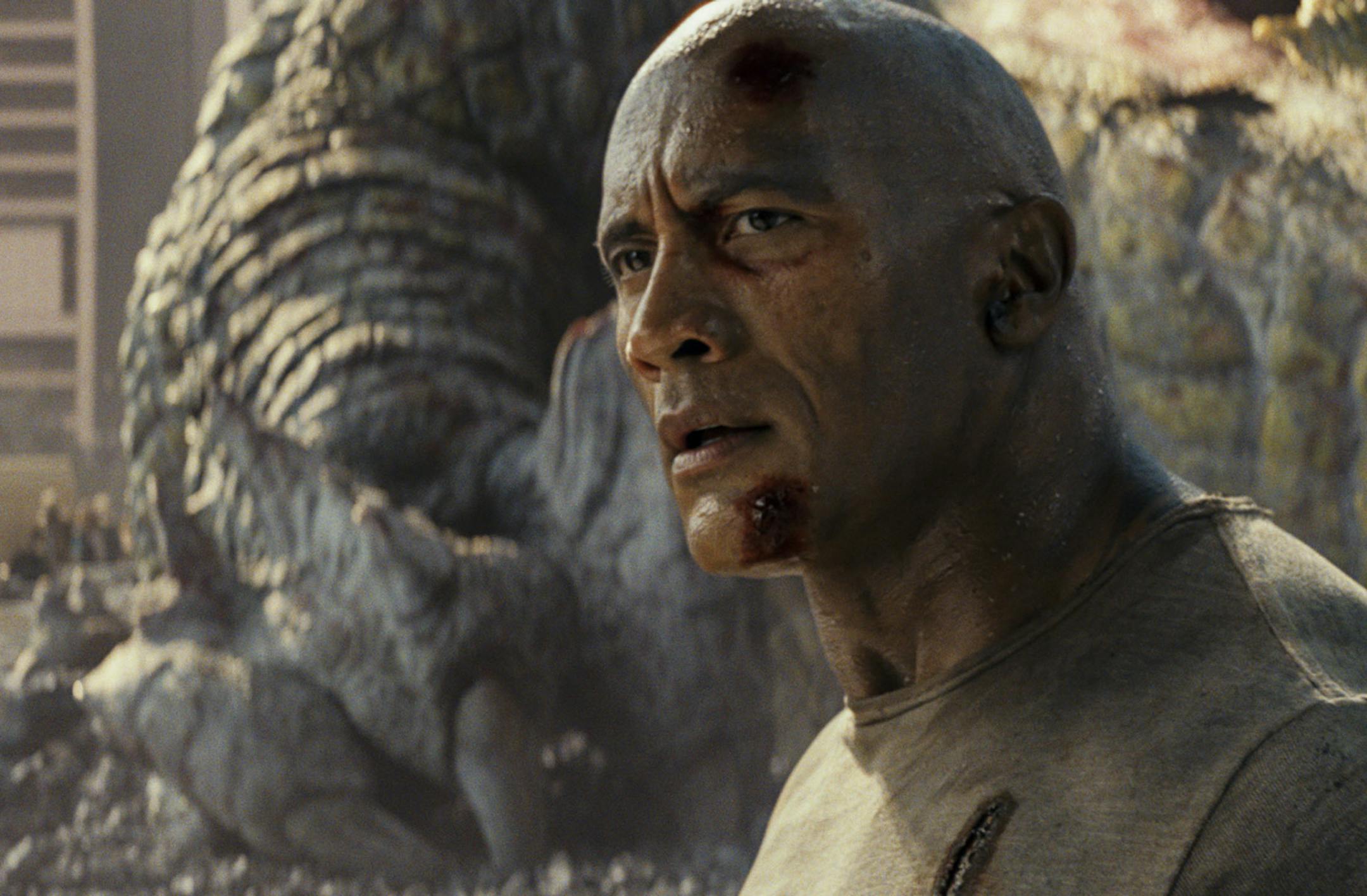 Dwayne Johnson in "Rampage."