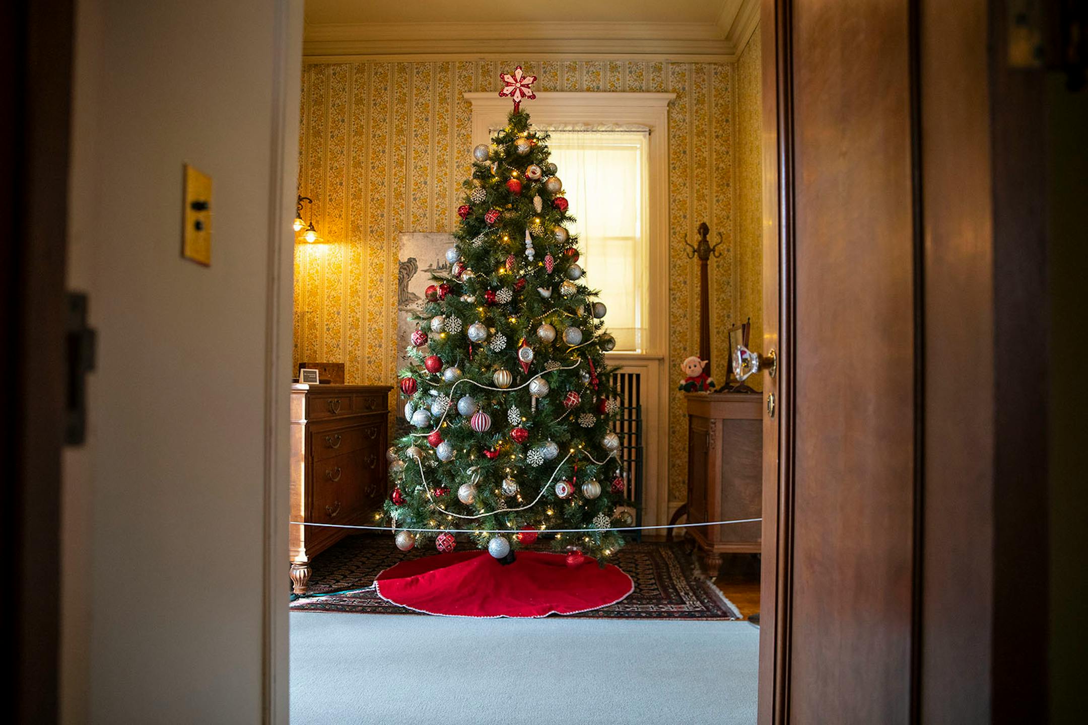 Glensheen Mansion in Duluth has their Christmas decorations in full swing, but with a twist. There are no staff guided tours this holiday season. All tours are self-guided and are being greatly limited to reduce the amount of people inside the mansion at any given time.