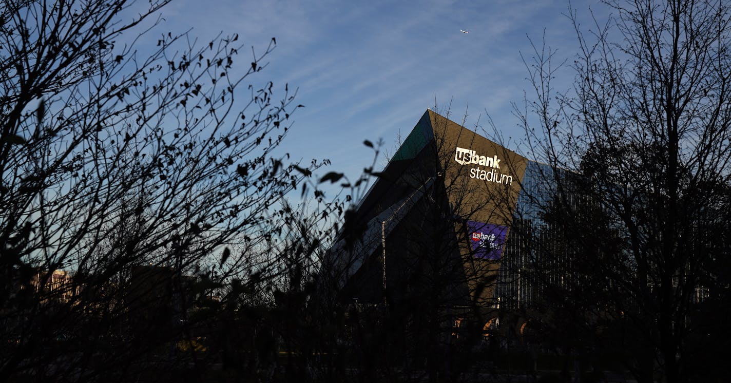 U.S. Bank Stadium exterior.