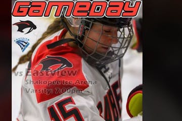 This image was posted on social media Thursday as a tribute to senior Shakopee High School hockey player Mikayla McCarvel, who died Tuesday for injuri