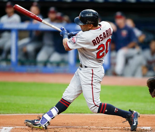 Eddie Rosario hit a solo home run off Indians starting pitcher Josh Tomlin earlier this week.