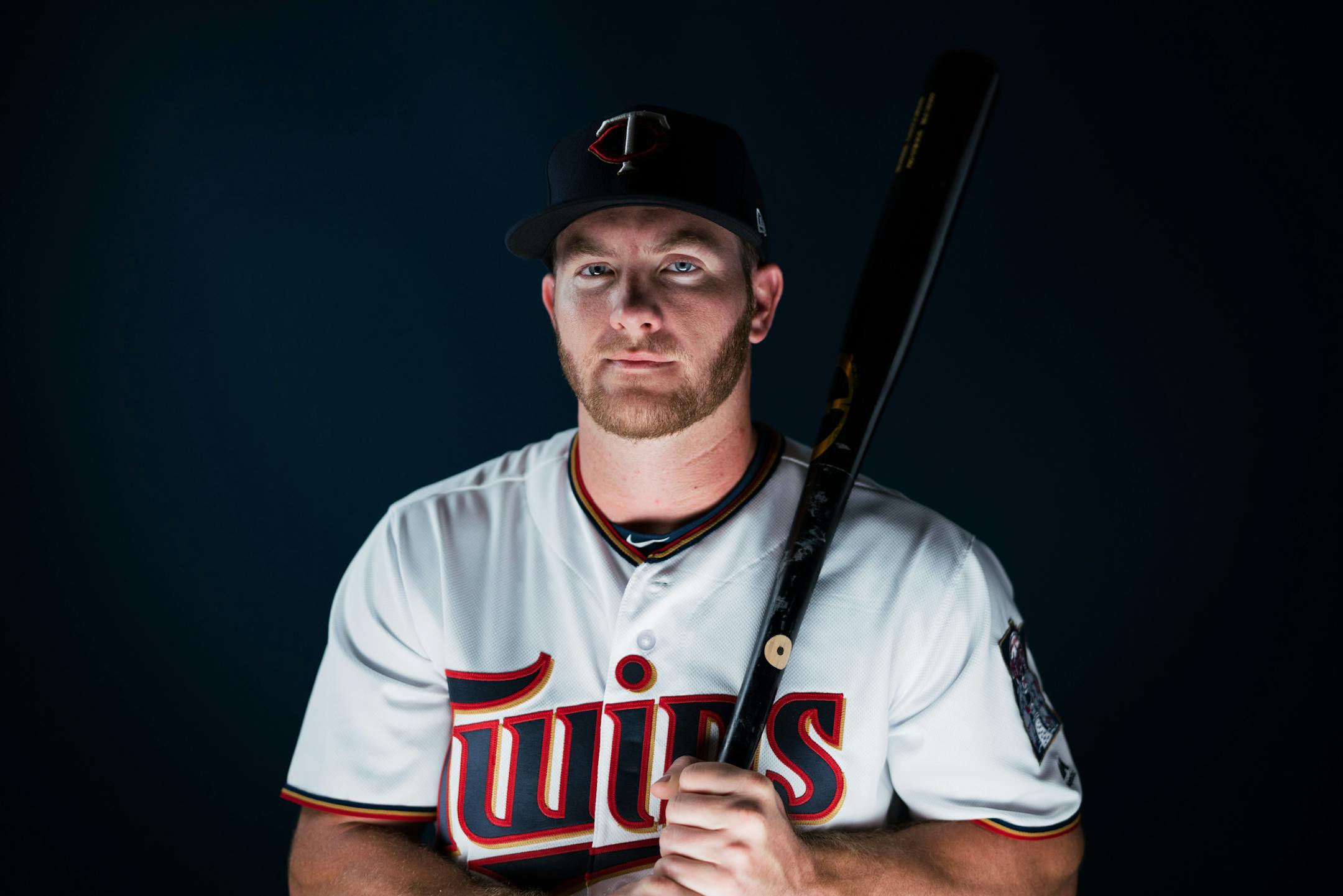 Twins outfielder Robbie Grossman (36) ] MARK VANCLEAVE ï mark.vancleave@startribune.com * Team portraits at Twins spring training in Fort Myers, Florida on Wednesday, Feb. 21, 2018.