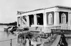 Lake Harriet Pavilion After Being Damaged By Storm. The storm occured on July 8th, 1925. From the Minneapolis Newspaper Photograph Collection at the "